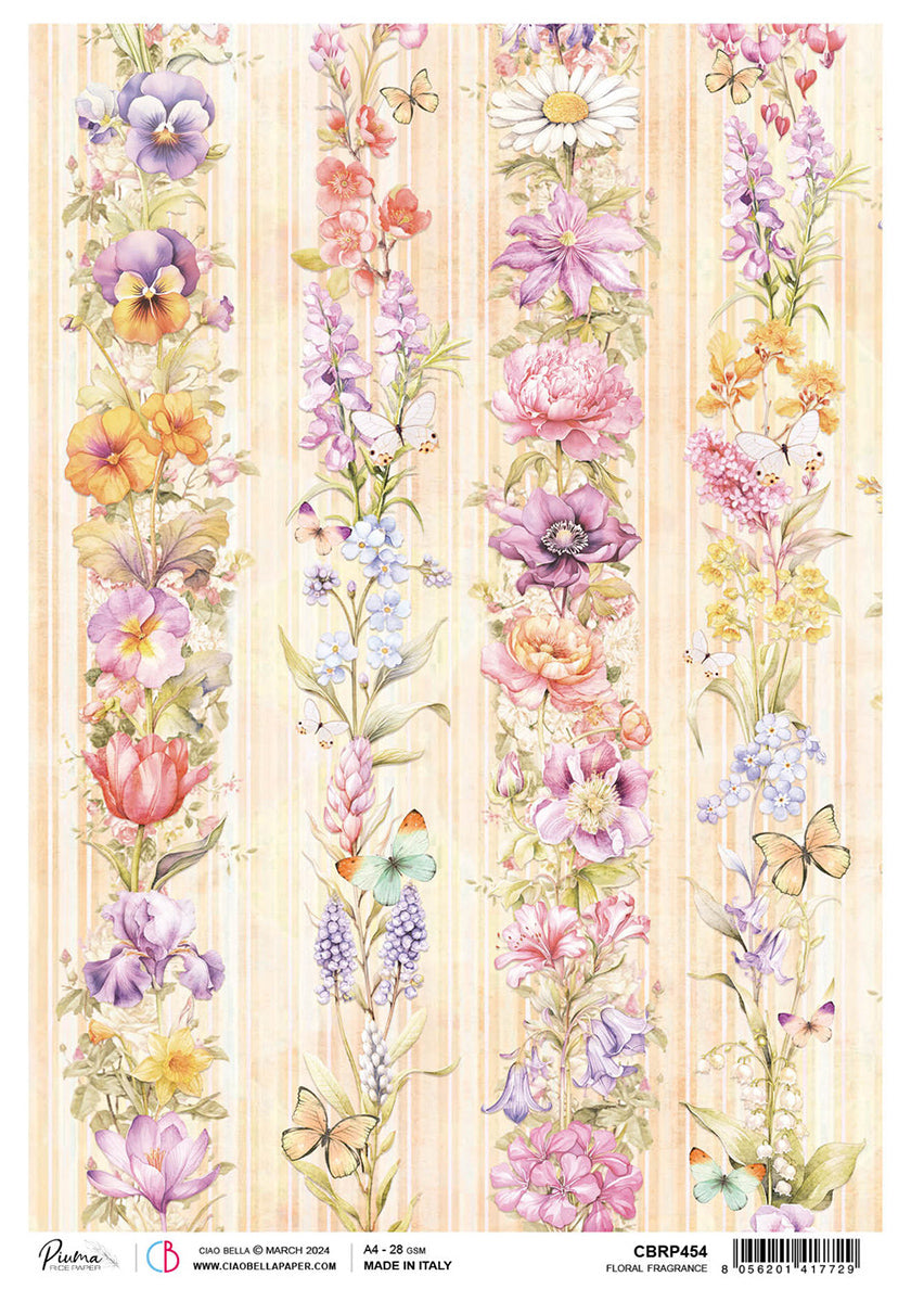 Extesy Paper Rice Paper A4 Floral Fragrance - 5 Sheets