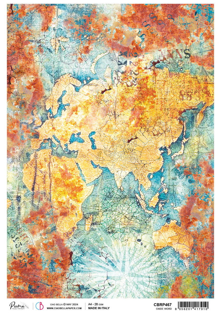 Rice Paper A4 Oxide World - 5 Sheets