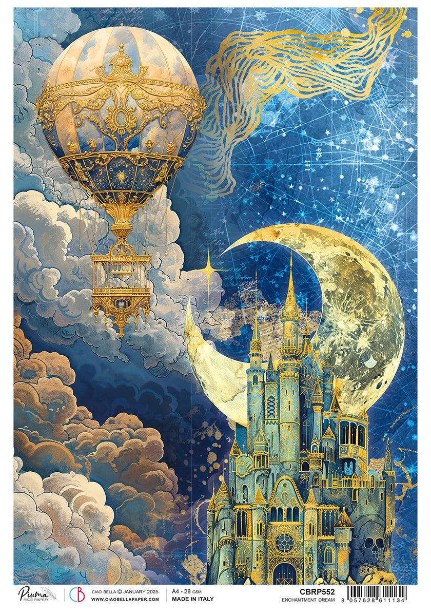 Rice Paper A4 Enchantment Dream - 5 Sheets