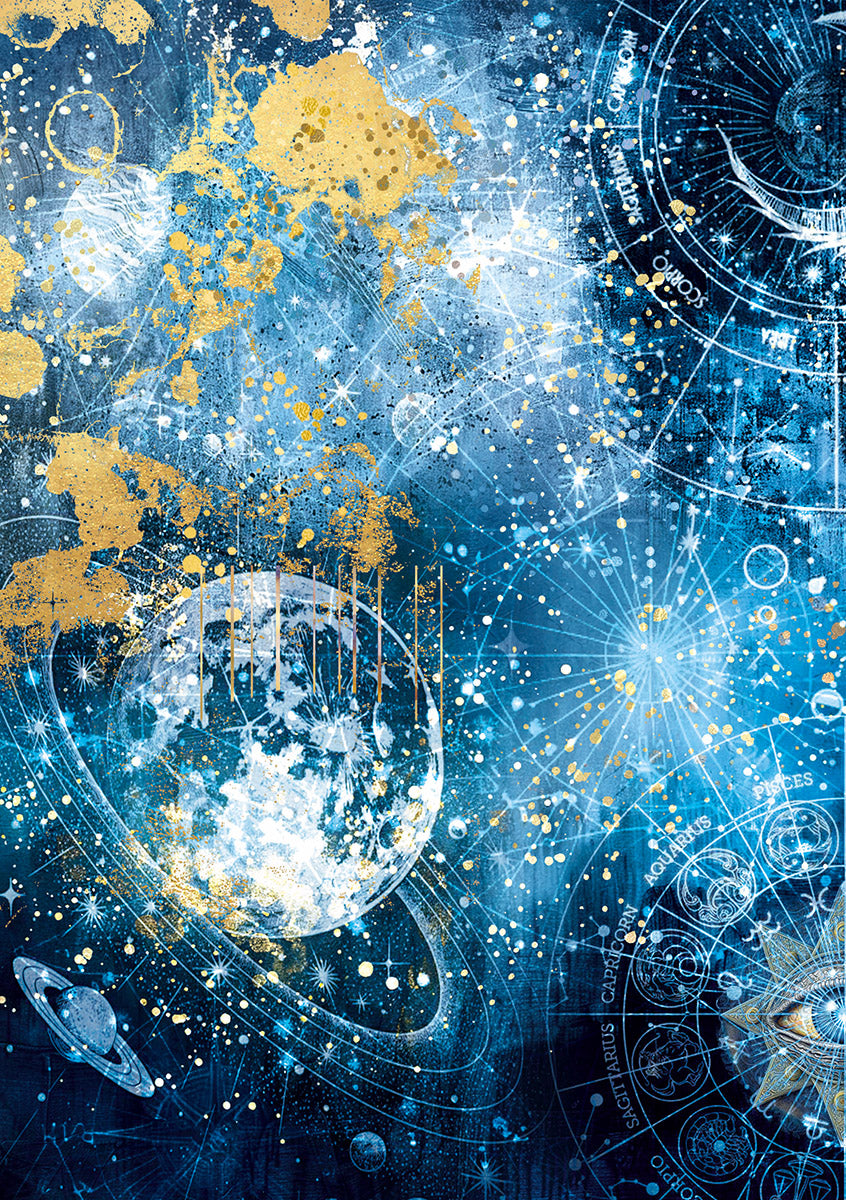 Rice Paper A5 MIXED 8/Pkg Celestial