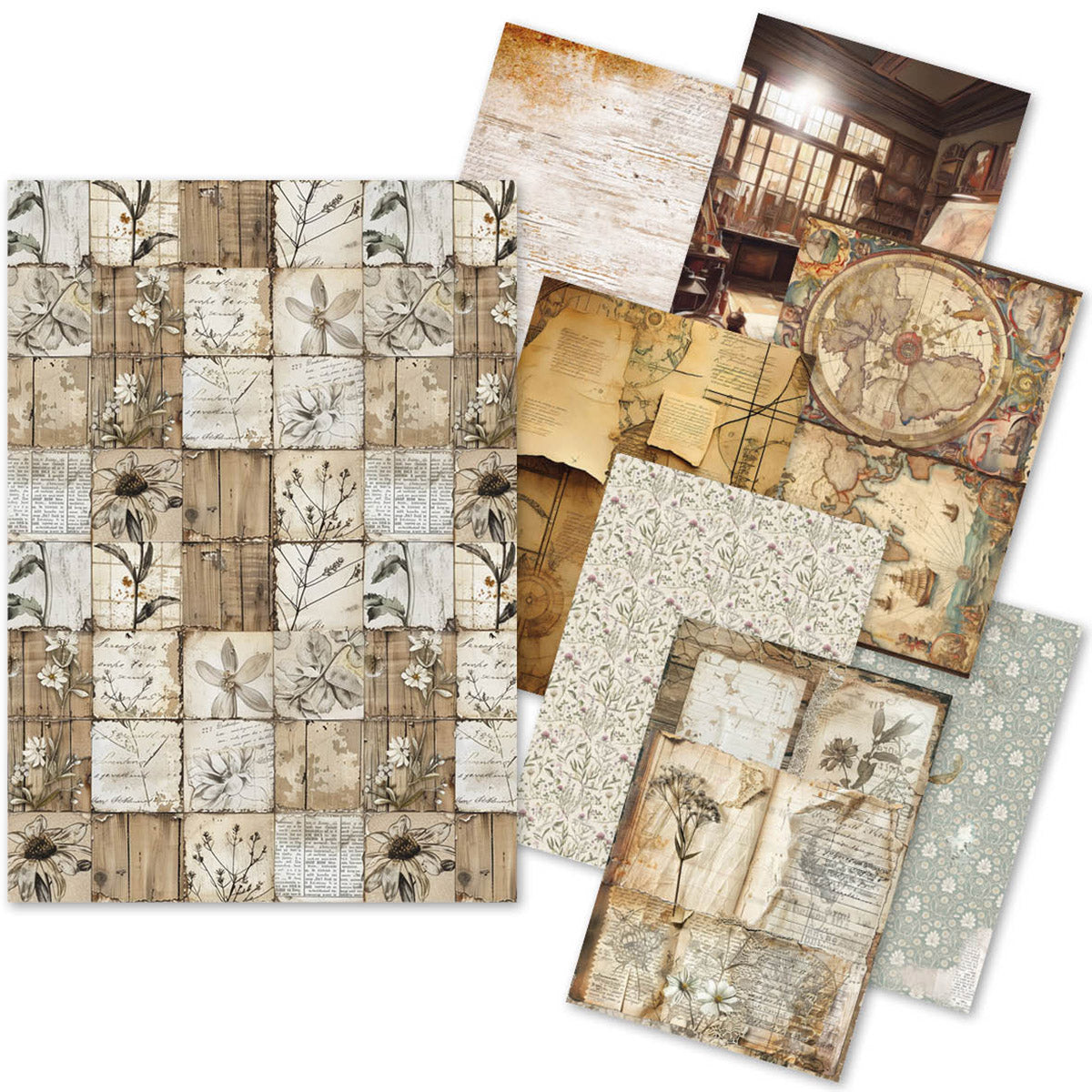 Extesy Paper Rice Paper A5 MIXED 8/Pkg Codex