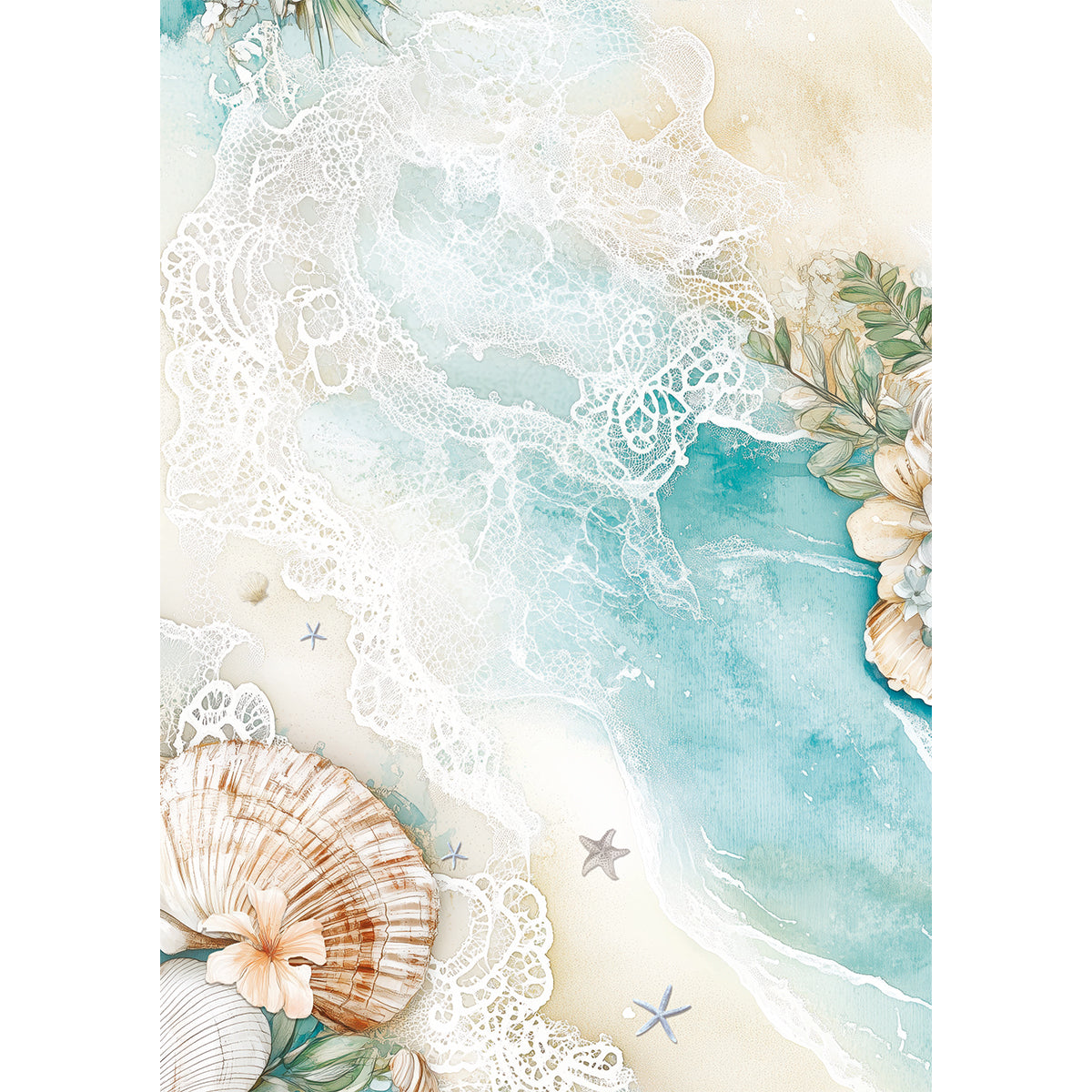 Rice Paper A5 MIXED 8/Pkg Summer Days