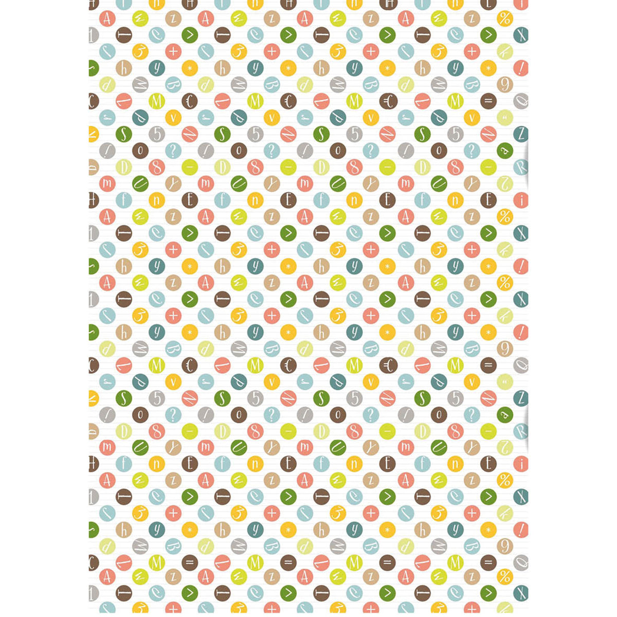 Rice Paper A5 MIXED 8/Pkg Back To School