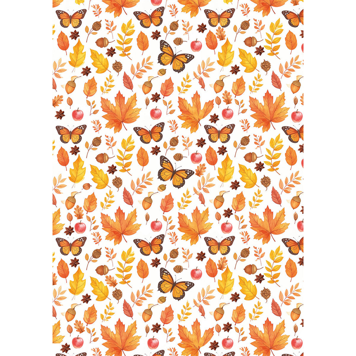 Rice Paper A5 MIXED 8/Pkg Hello Fall