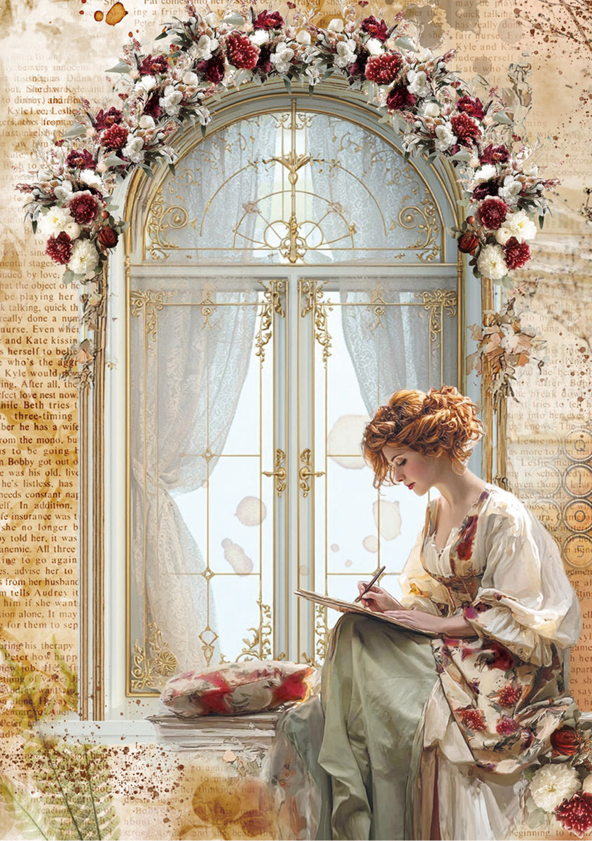 Rice Paper A5 MIXED 8/Pkg Book Lovers