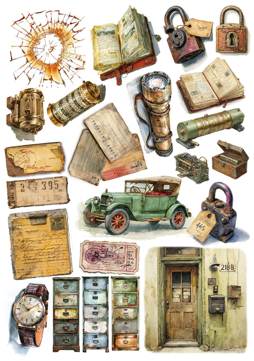 Rice Paper A5 MIXED 8/Pkg The Last Mystery