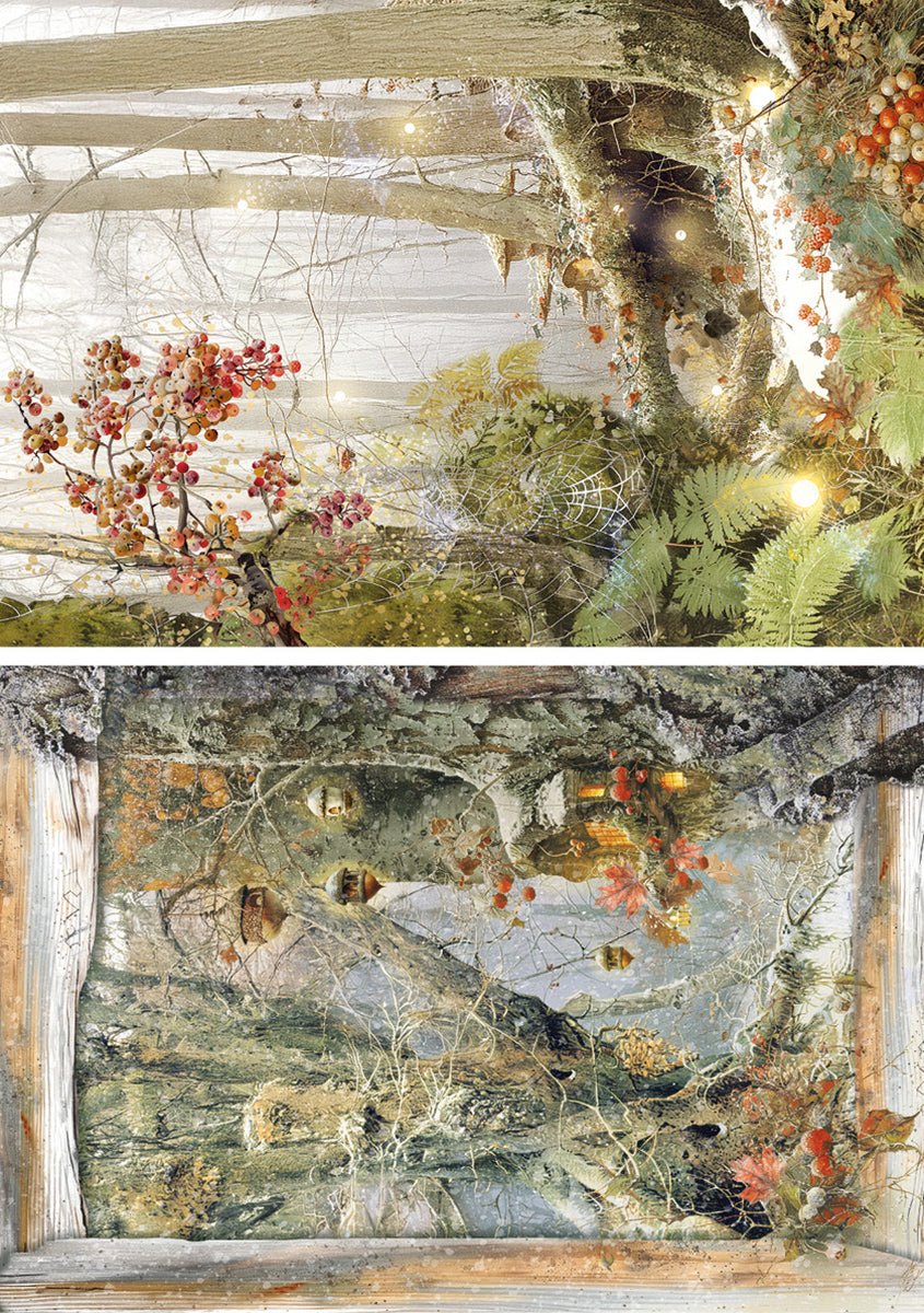 Rice Paper A5 MIXED 8/Pkg Fairy Whispers