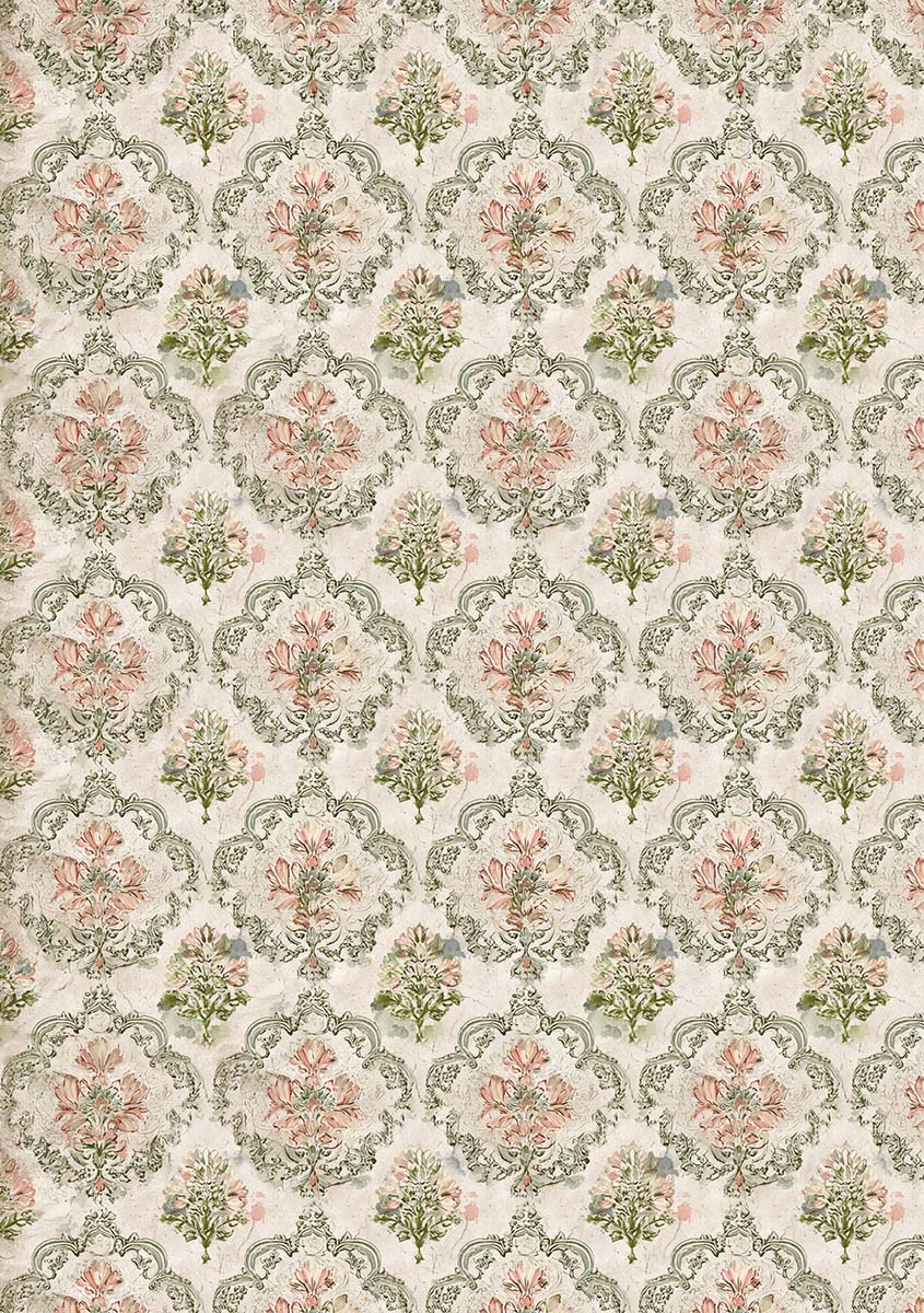 Rice Paper A5 MIXED 8/Pkg Afternoon Tea