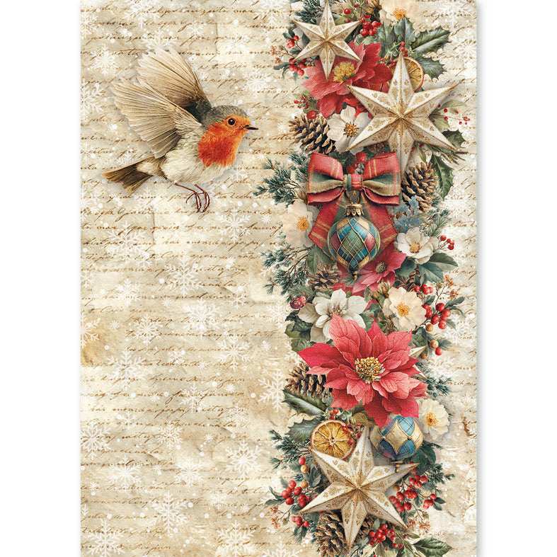 Rice Paper A5 MIXED 8/Pkg Merry & Bright