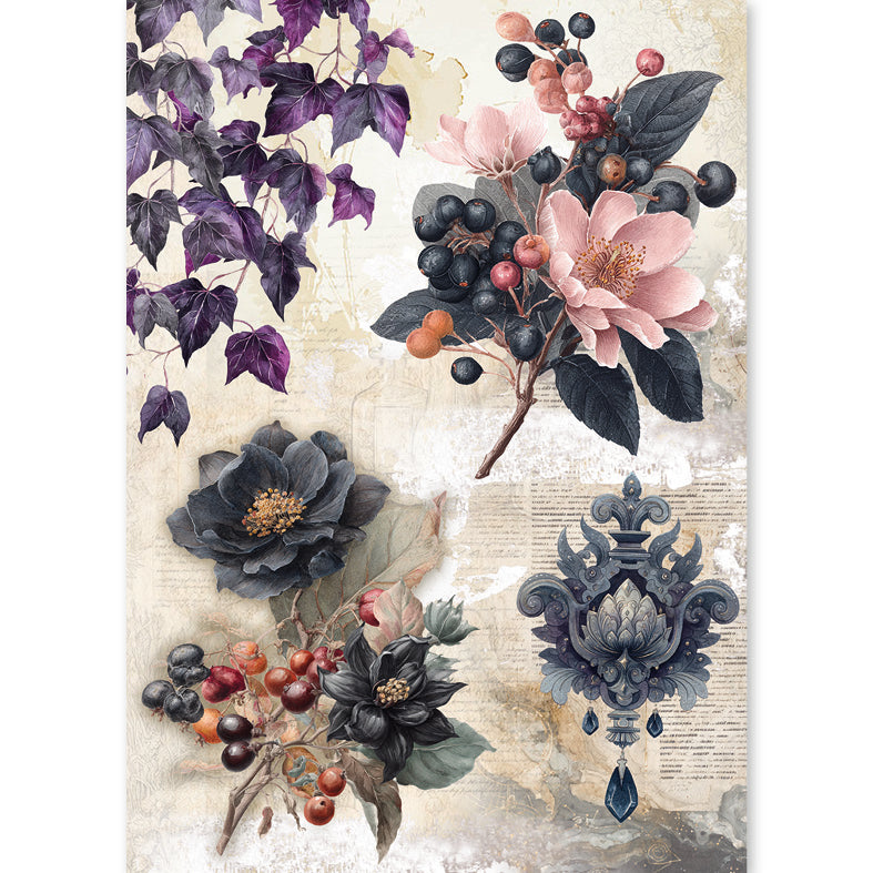Rice Paper A5 MIXED 8/Pkg The Witch's Grimoire
