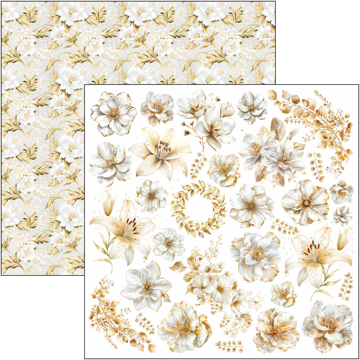 Blessing Day Patterns Pad 12"x12" 8/Pkg