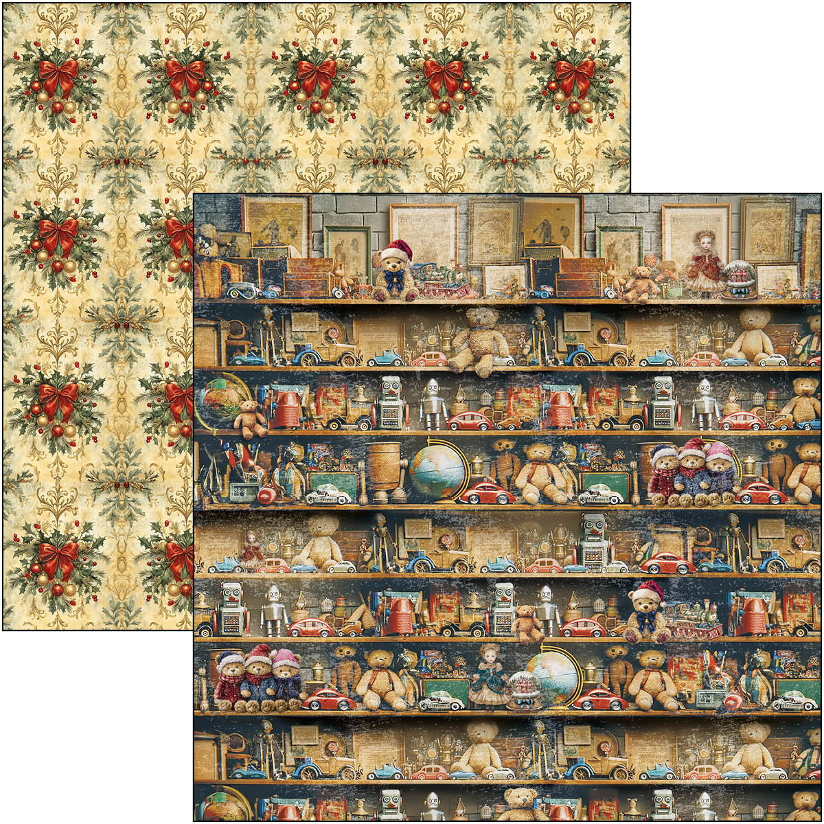 Toy Shop Patterns Pad 12"x12" 8/Pkg