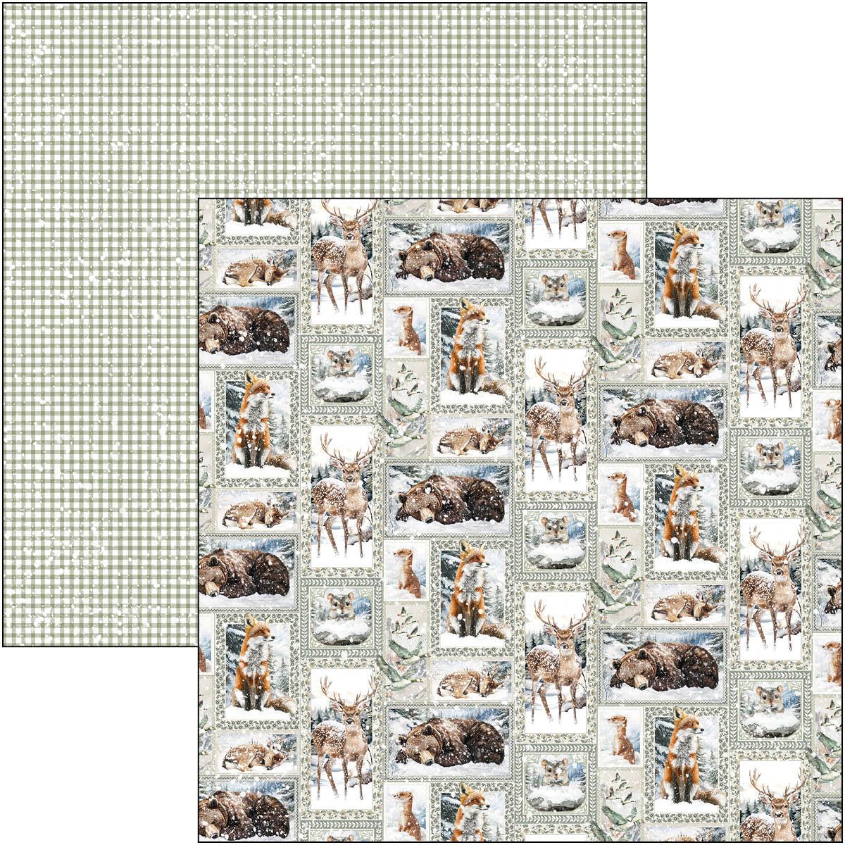 Forest Tales Patterns Pad 12"x12" 8/Pkg