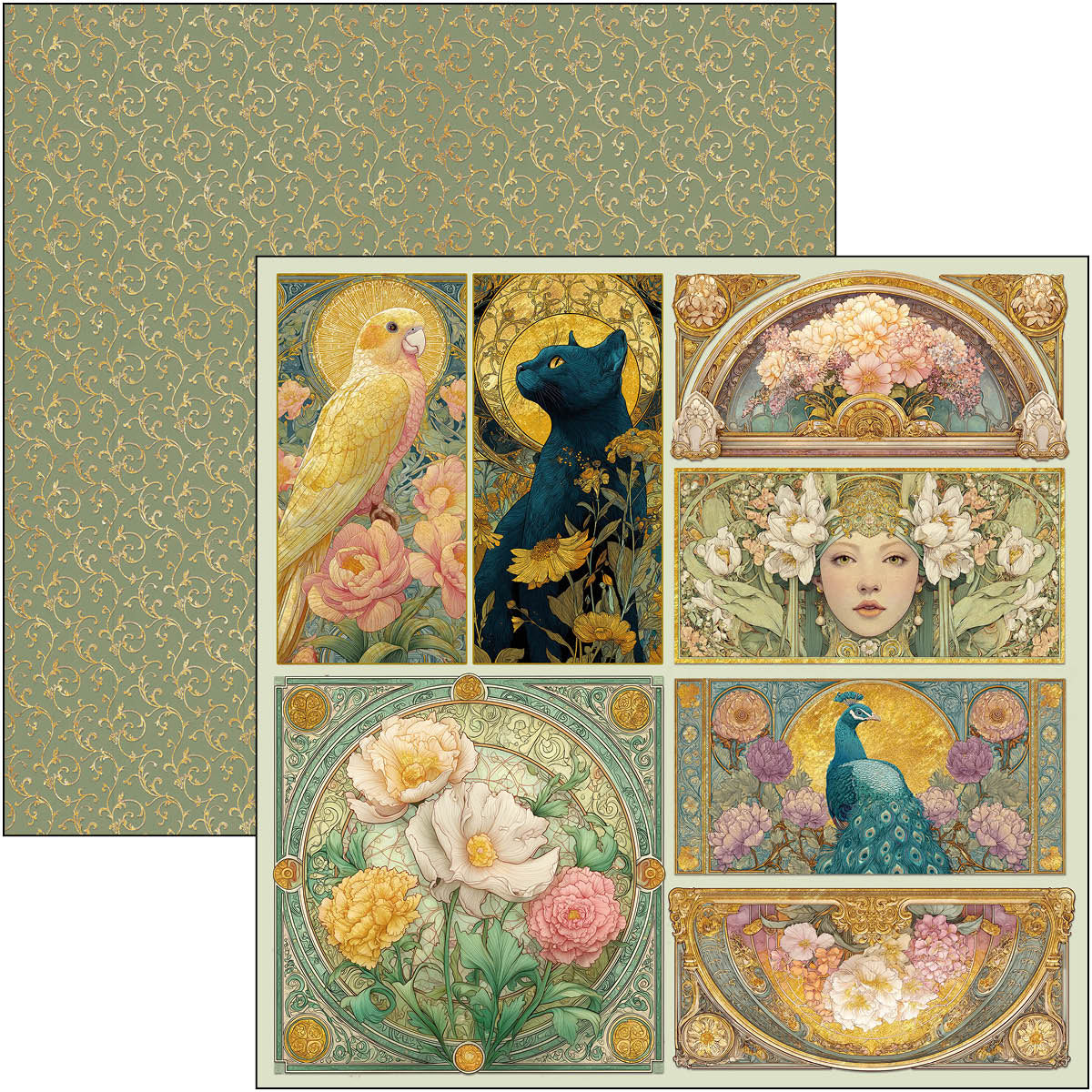 Artemis Patterns Pad 12"x12" 8/Pkg
