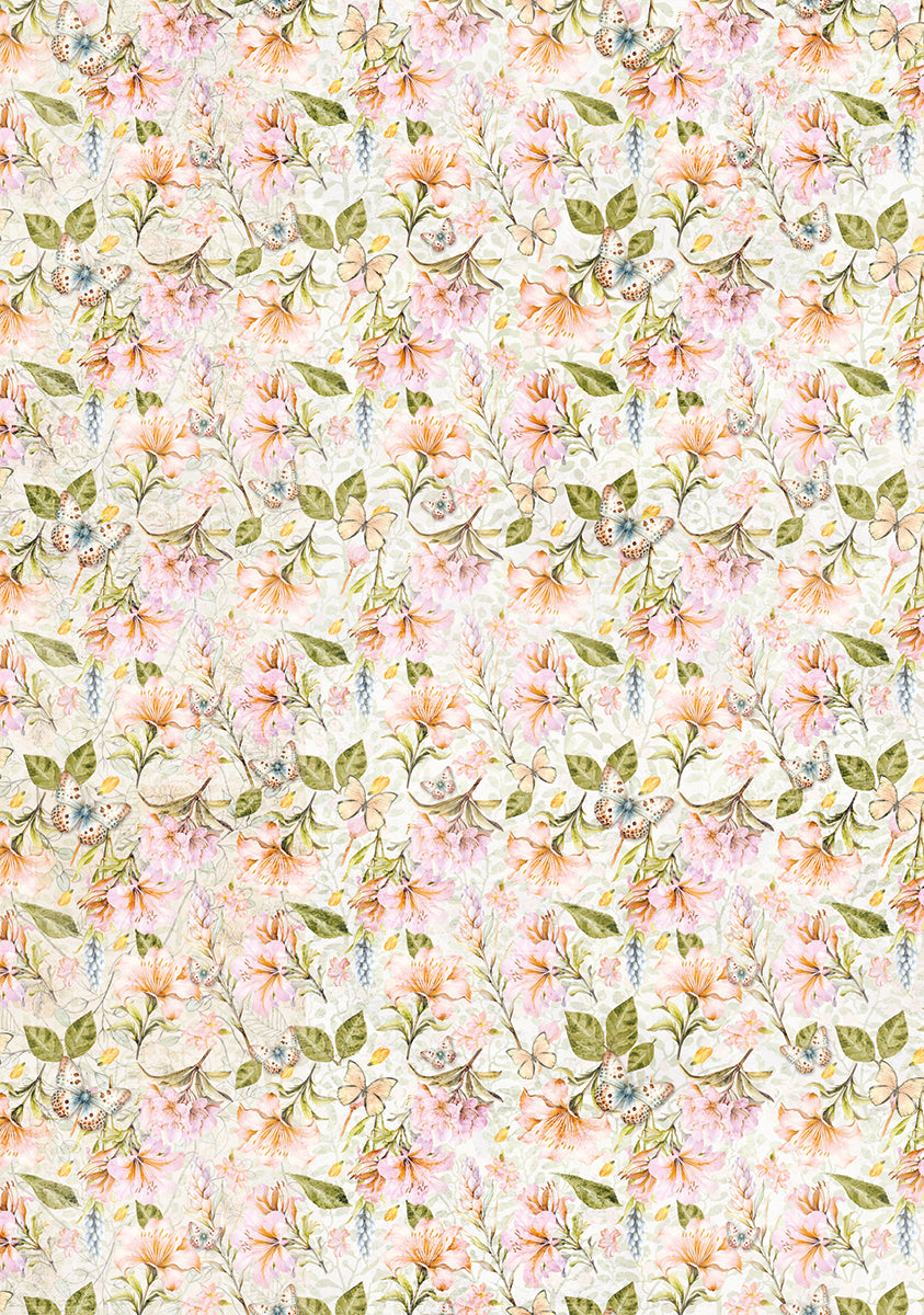 Vellum Flower Shop Paper Patterns A4 6/Pkg