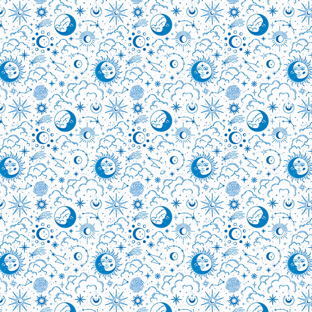 Vellum Celestial Fussy Cut 6"x6" 6/Pkg