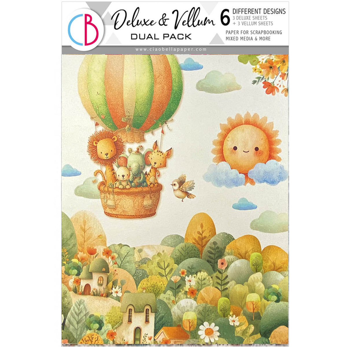 Deluxe Paper Pearl & Vellum Dual Pack A4  MIXED 6/Pkg Lunibloom