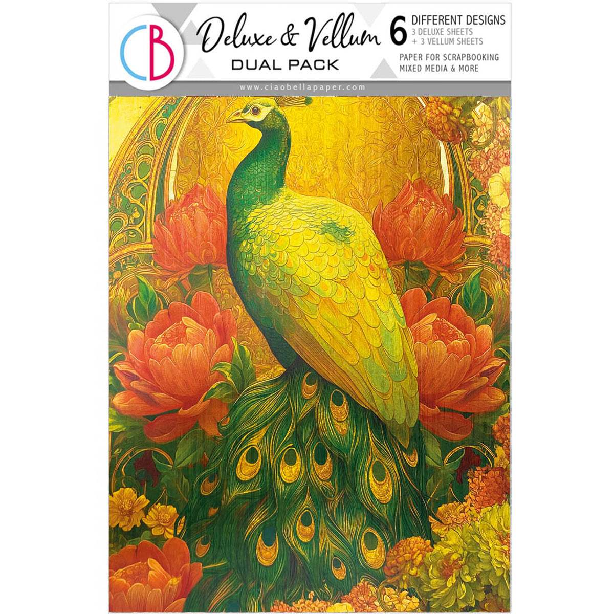 Deluxe Paper Gold & Vellum Dual Pack A4  MIXED 6/Pkg Artemis