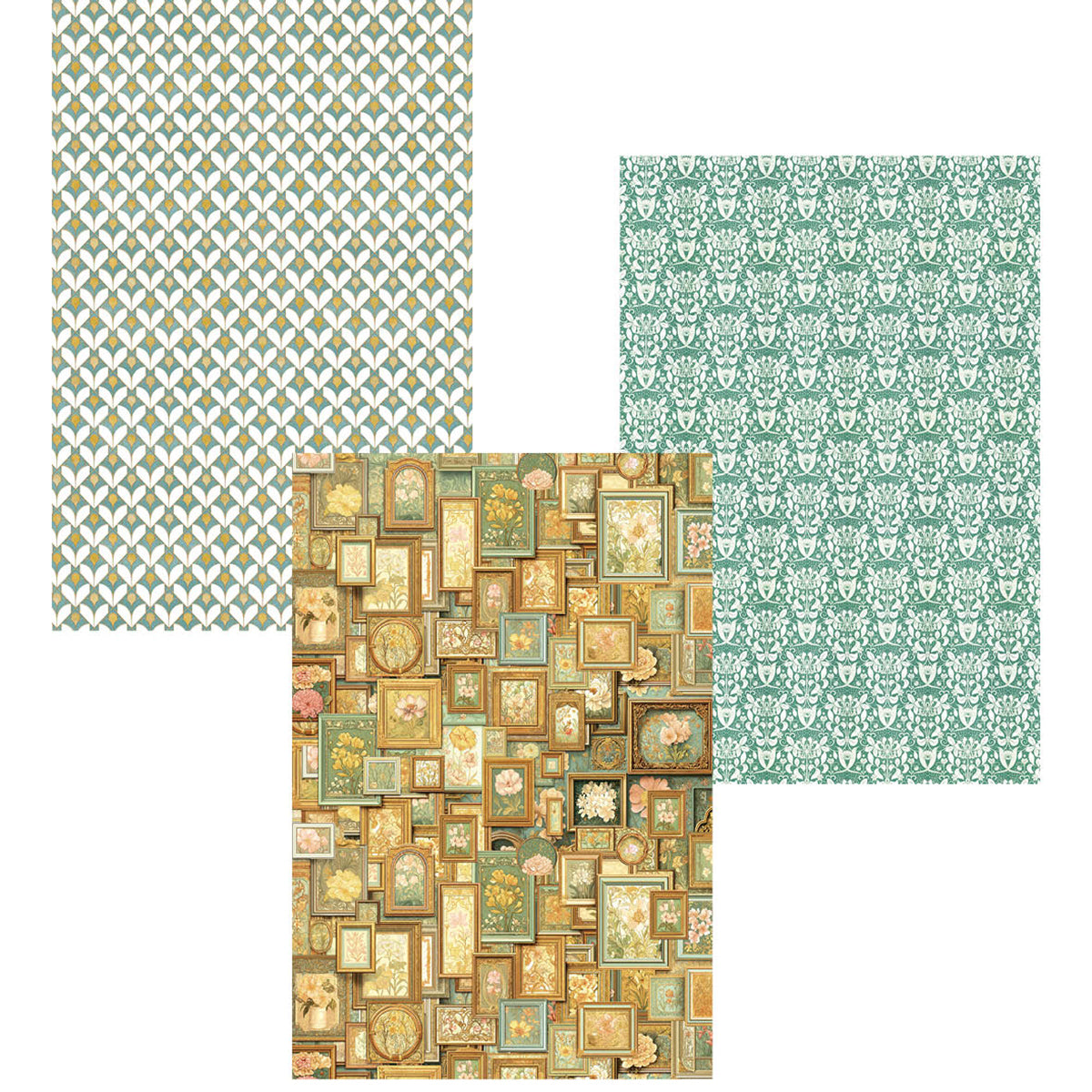 Deluxe Paper Gold & Vellum Dual Pack A4  MIXED 6/Pkg Artemis