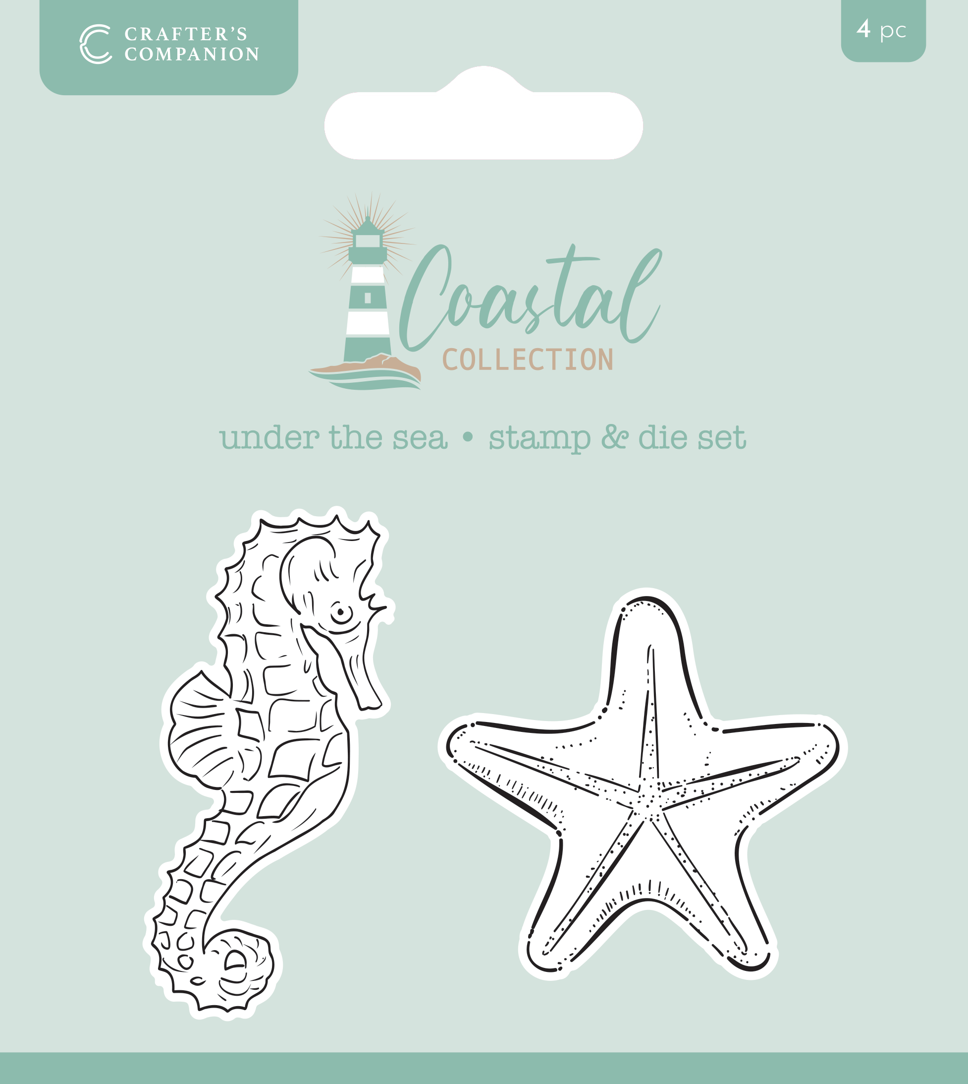 Crafter’s Companion Coastal Collection Stamp & Die - Under the Sea 