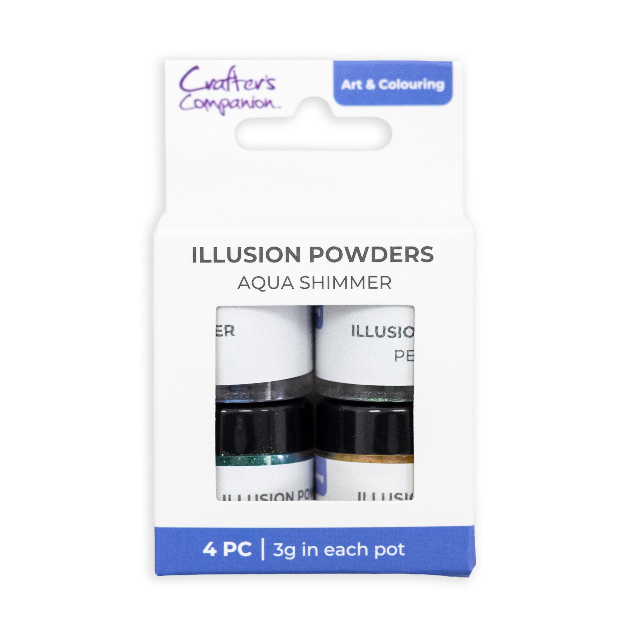 Aqua Shimmer Illusion Powders 4pc