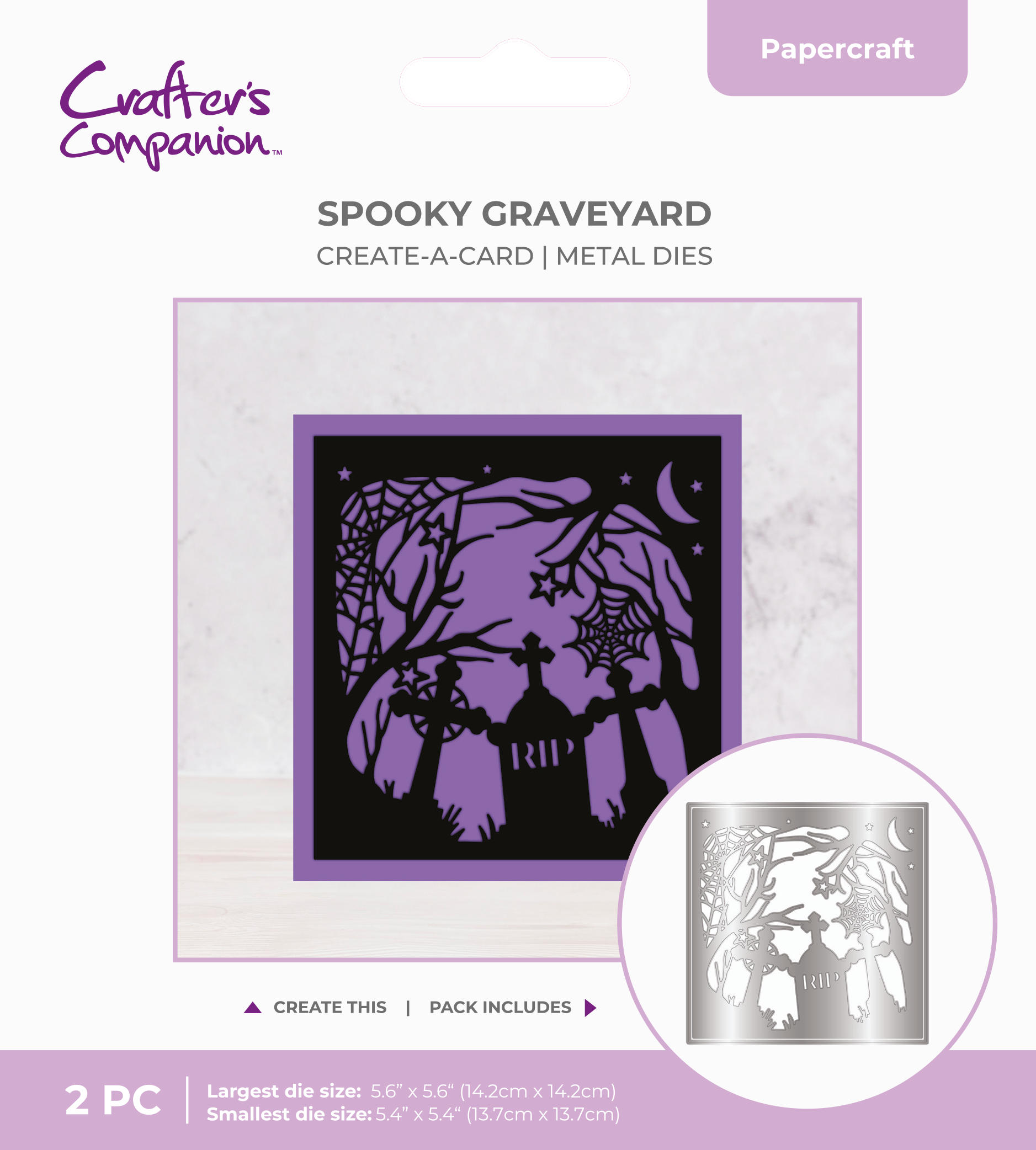 Crafter's Companion Create a Card Die Set Spooky Graveyard
