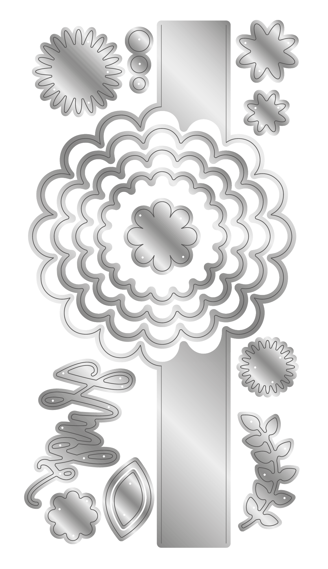 Crafters Companion Metal Die - Scalloped Circle Swing