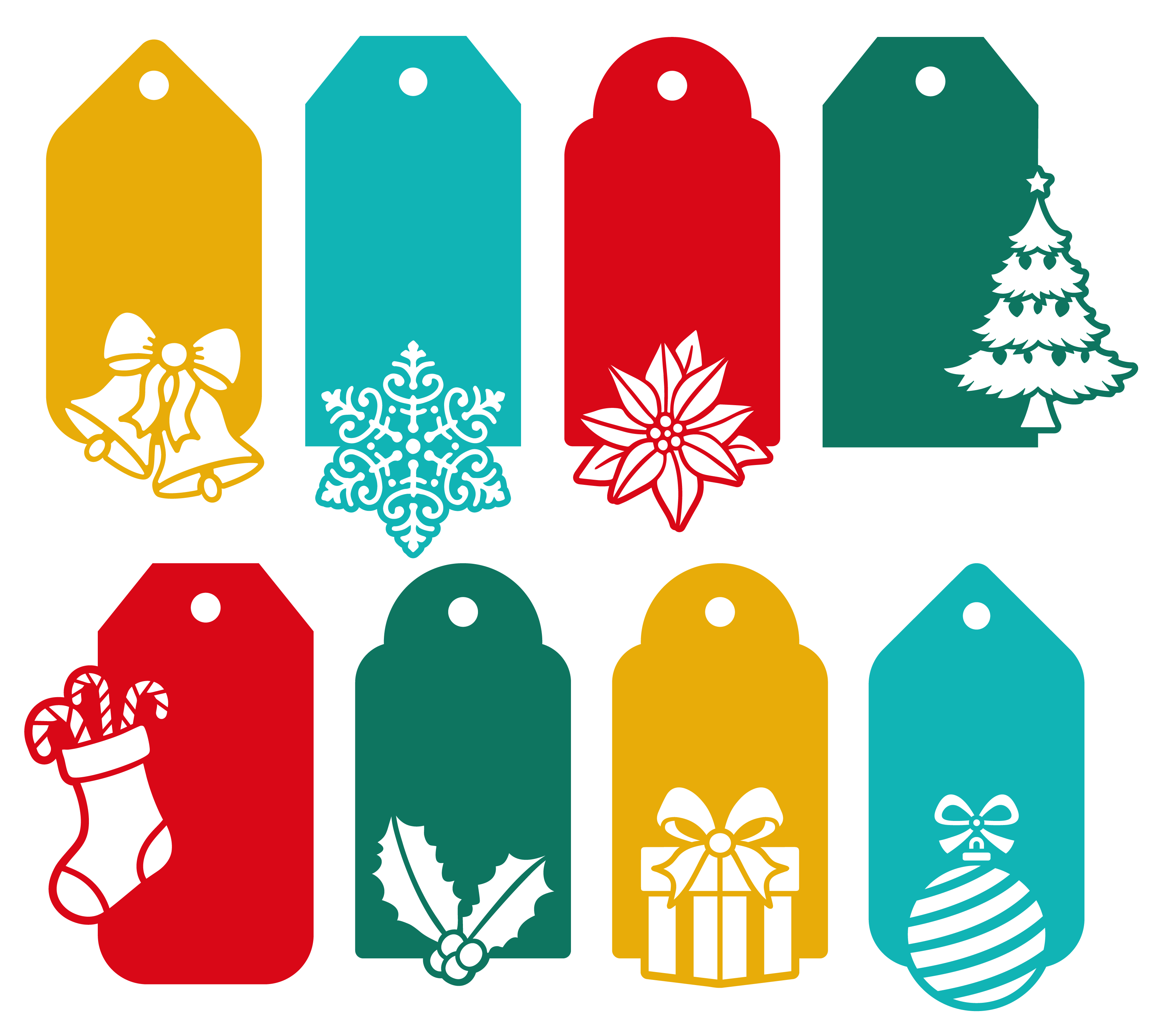 Crafters Companion Metal Die - Christmas Tags