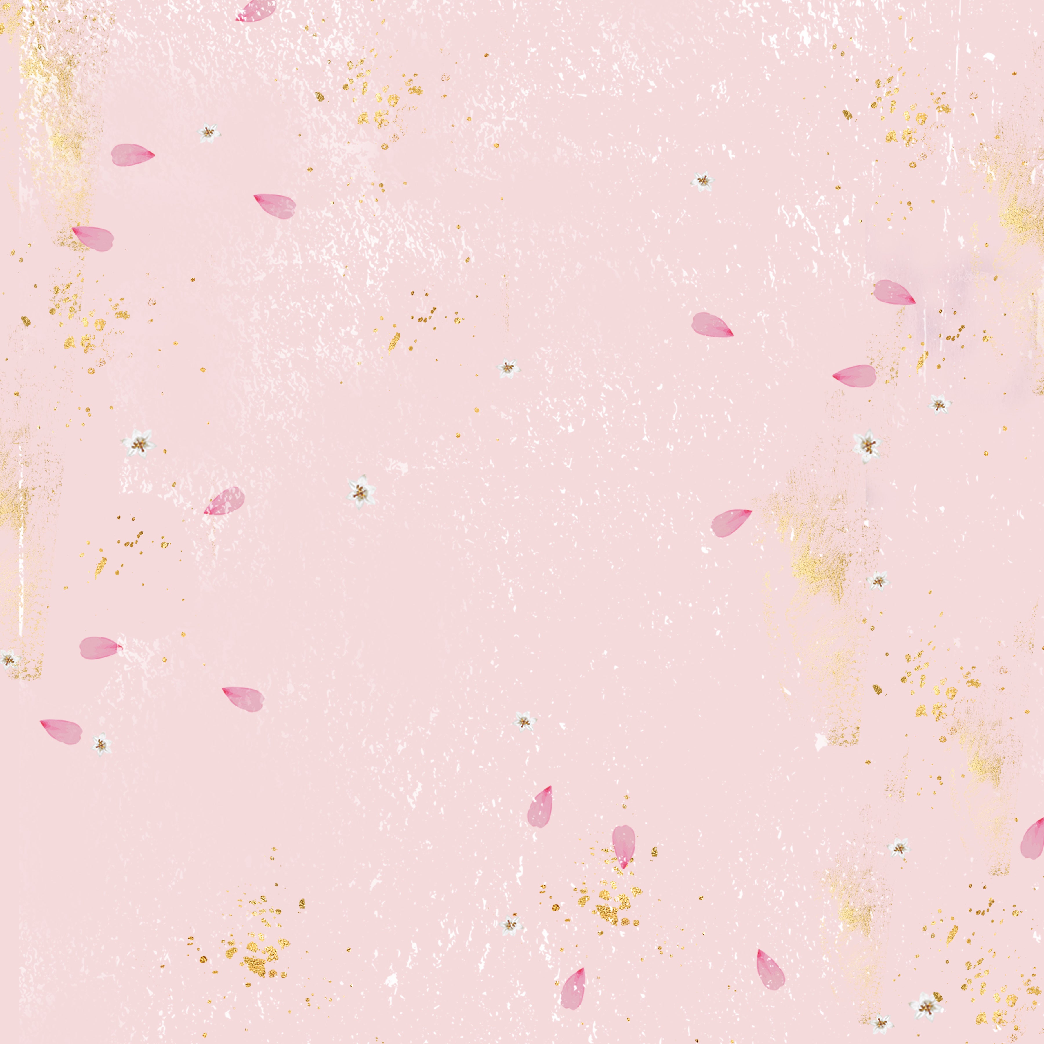 Spring Floral Print Paper Pad - 12" x 12"