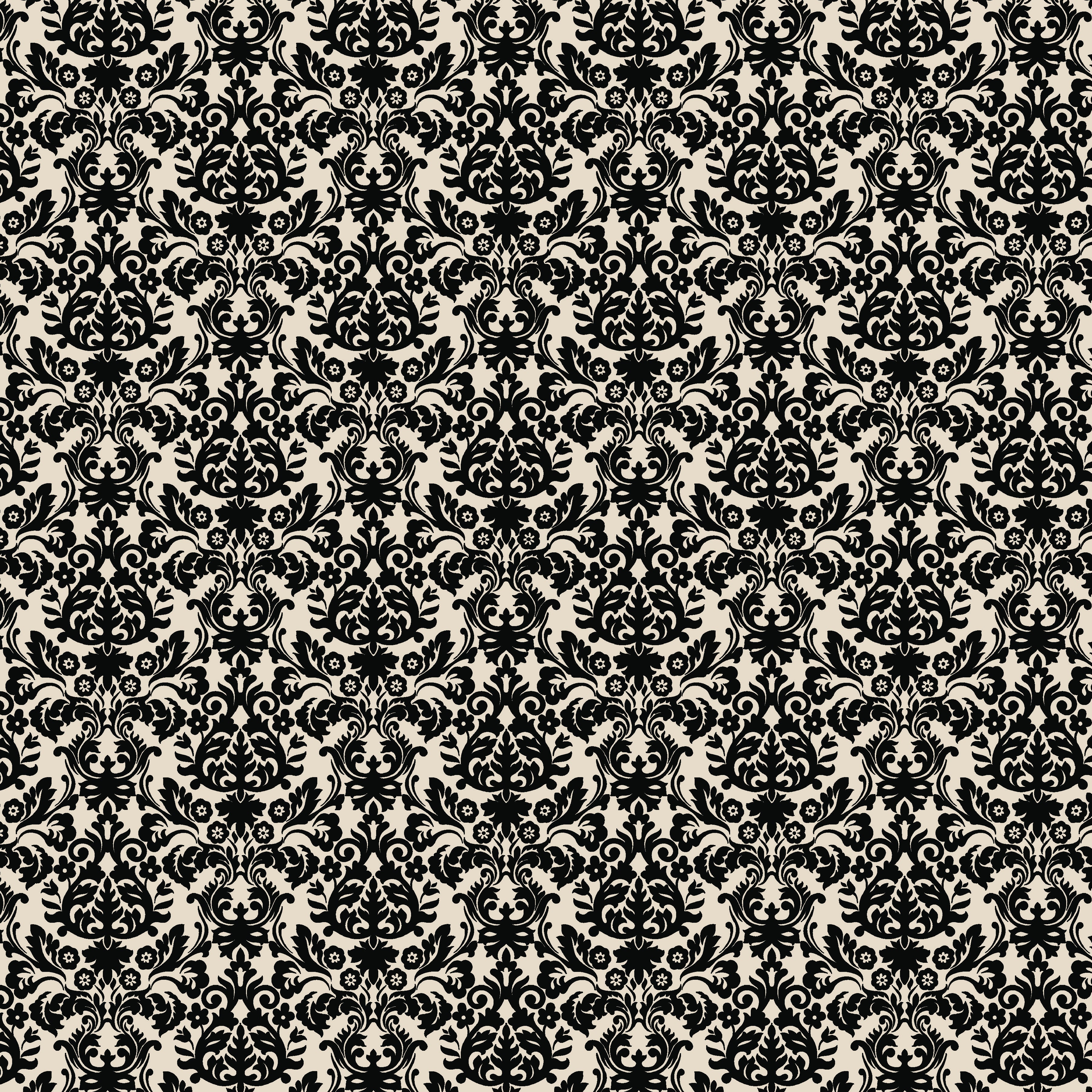 Flocked Damask Paper Pad - 12" x 12"