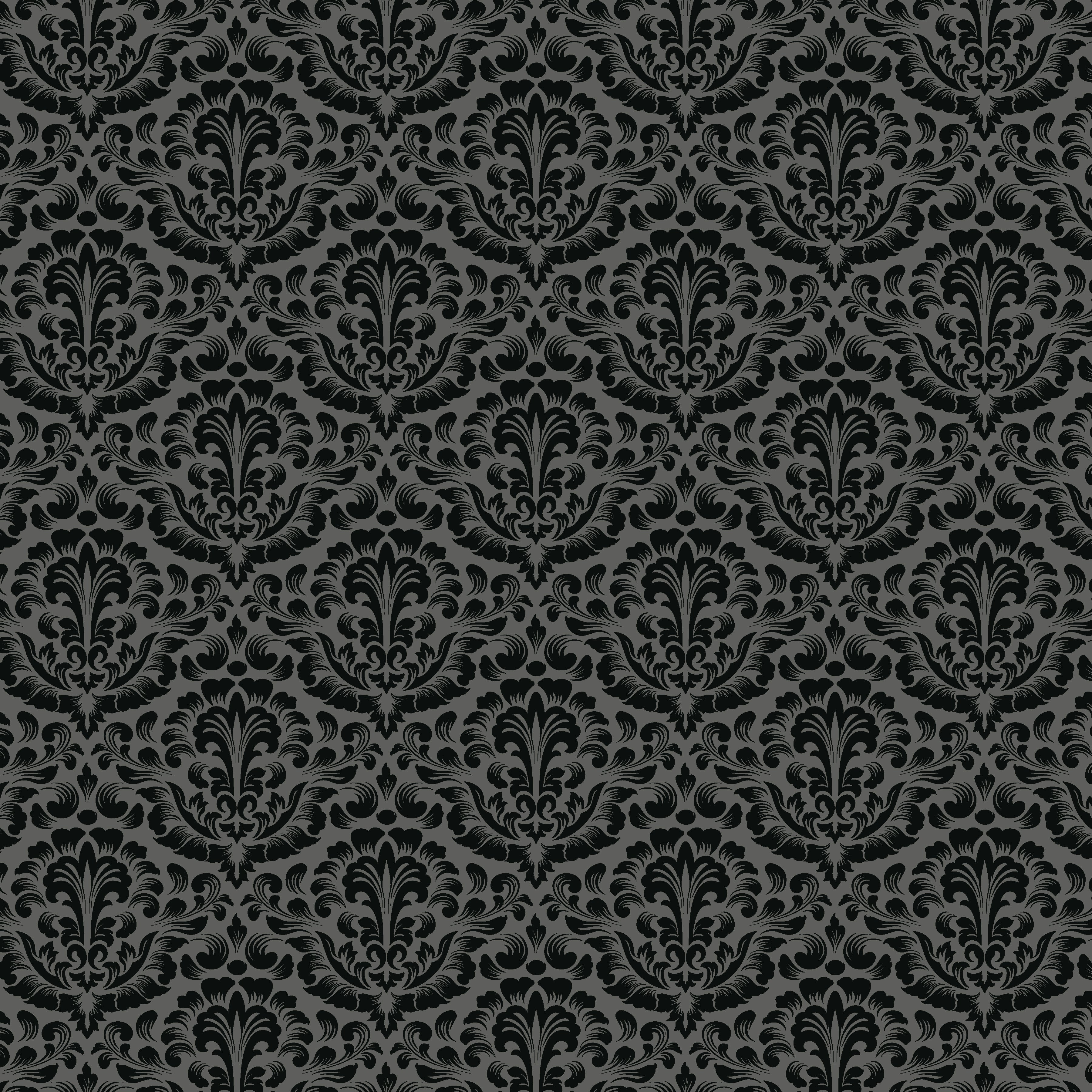 Flocked Damask Paper Pad - 12" x 12"