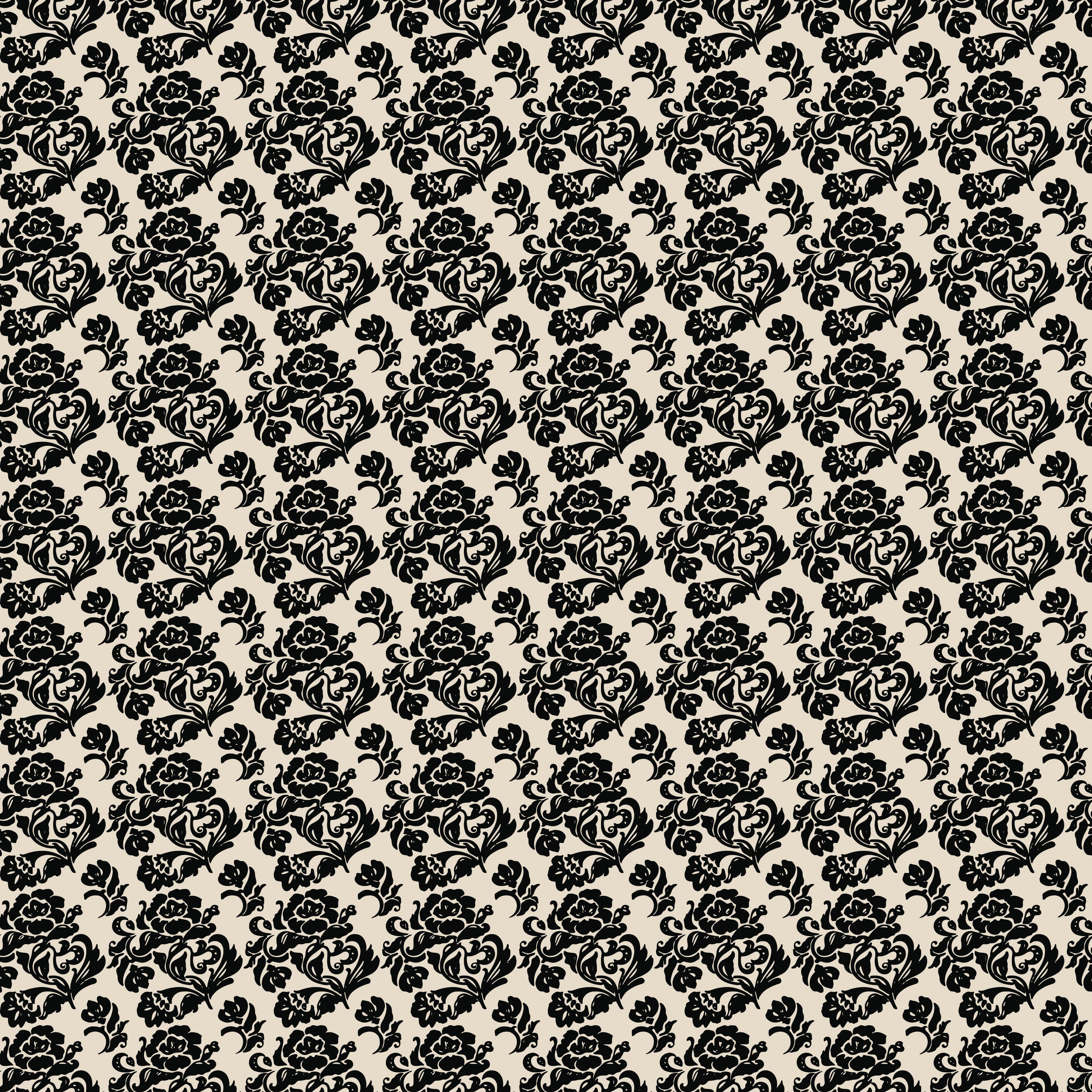 Flocked Damask Paper Pad - 12" x 12"