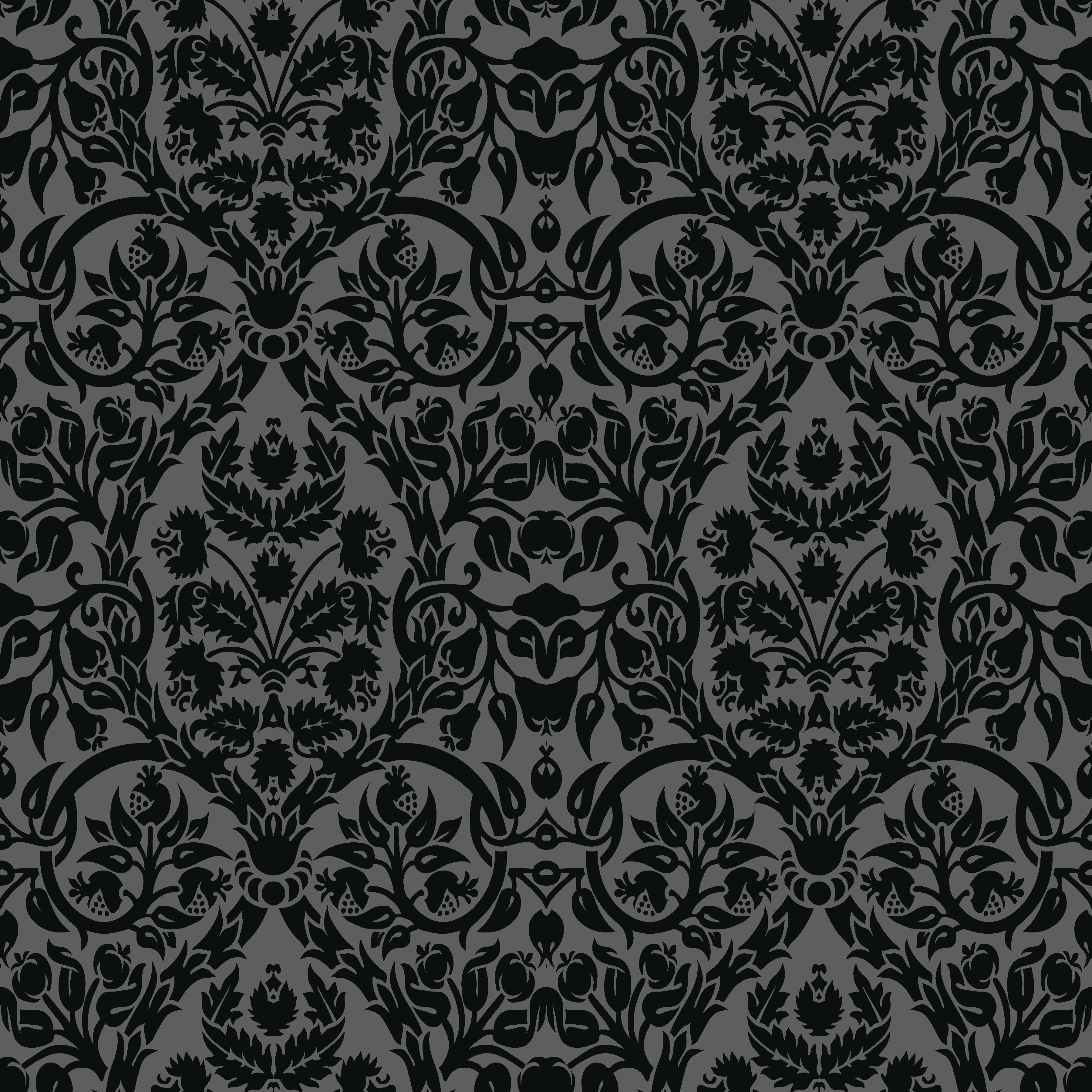 Flocked Damask Paper Pad - 12" x 12"