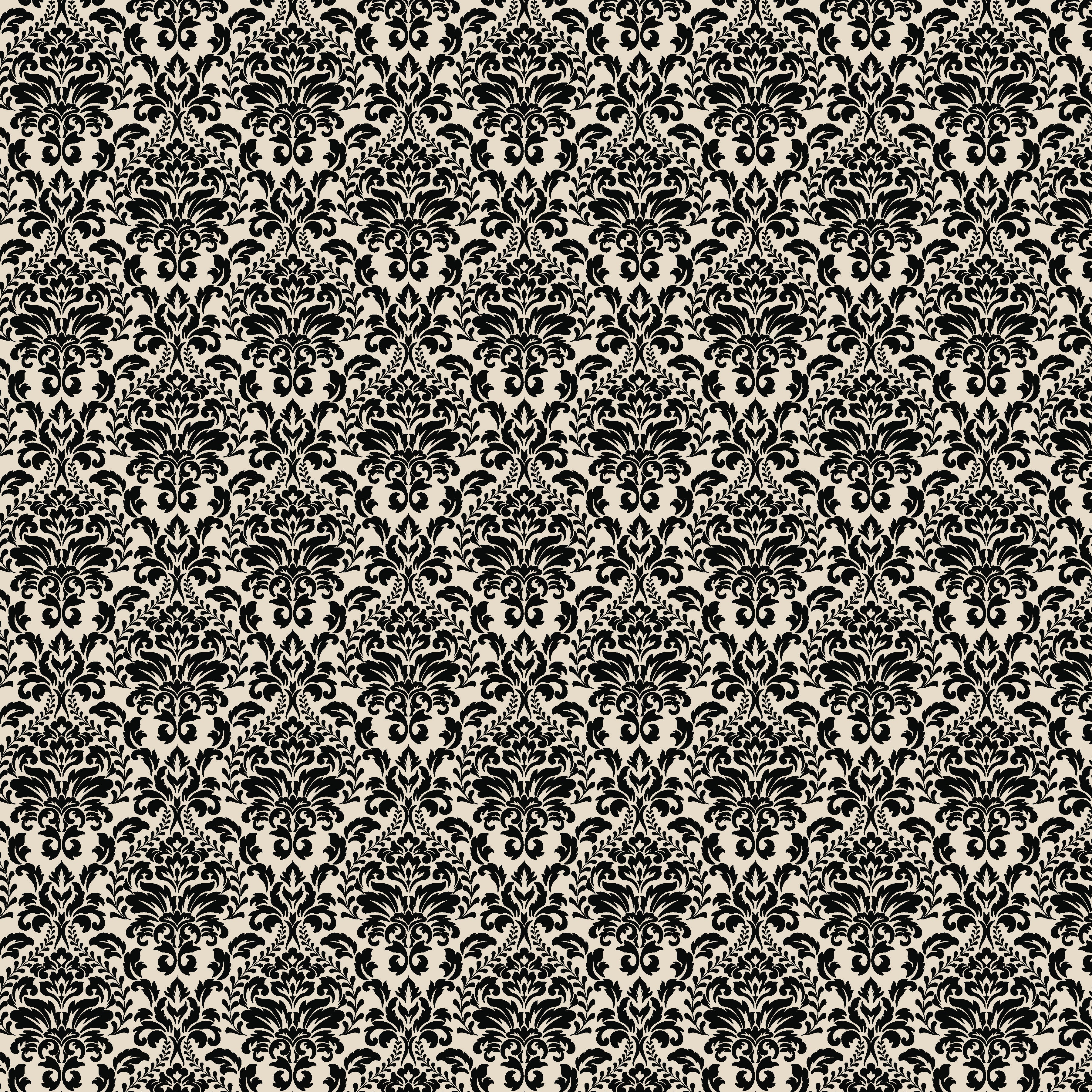Flocked Damask Paper Pad - 12" x 12"