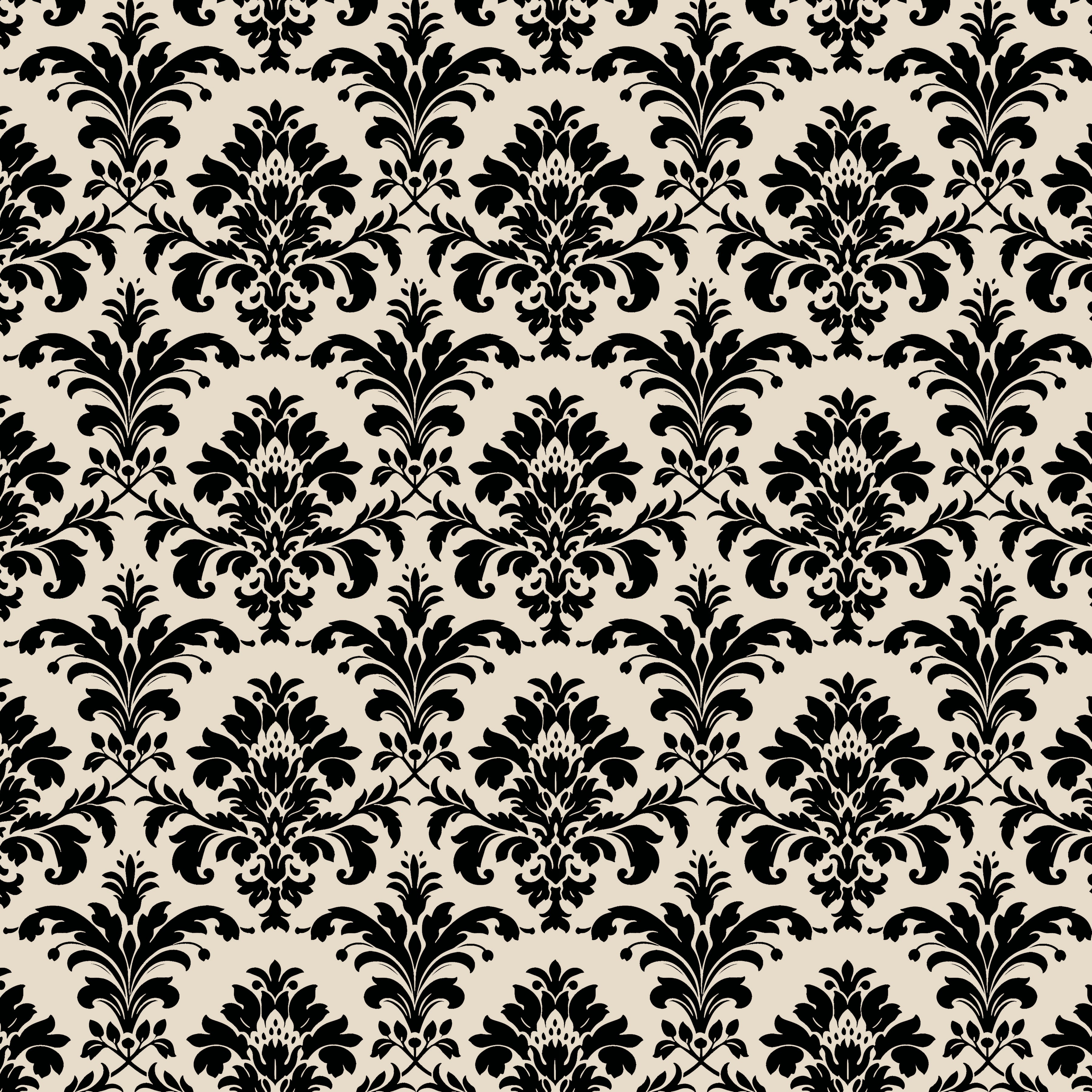 Flocked Damask Paper Pad - 12" x 12"