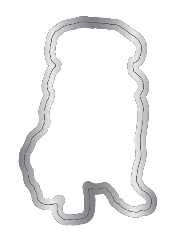 Crafter’s Companion Santa Paws Stamp and Die - Pug