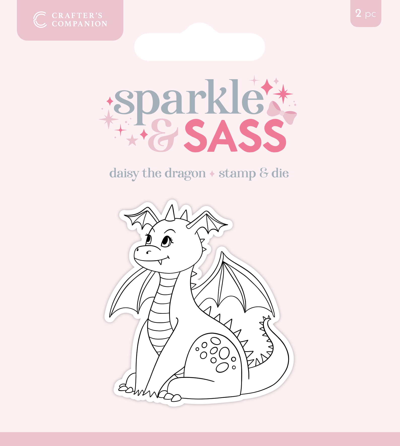 Crafters Companion Stamp & Die - Daisy the Dragon 