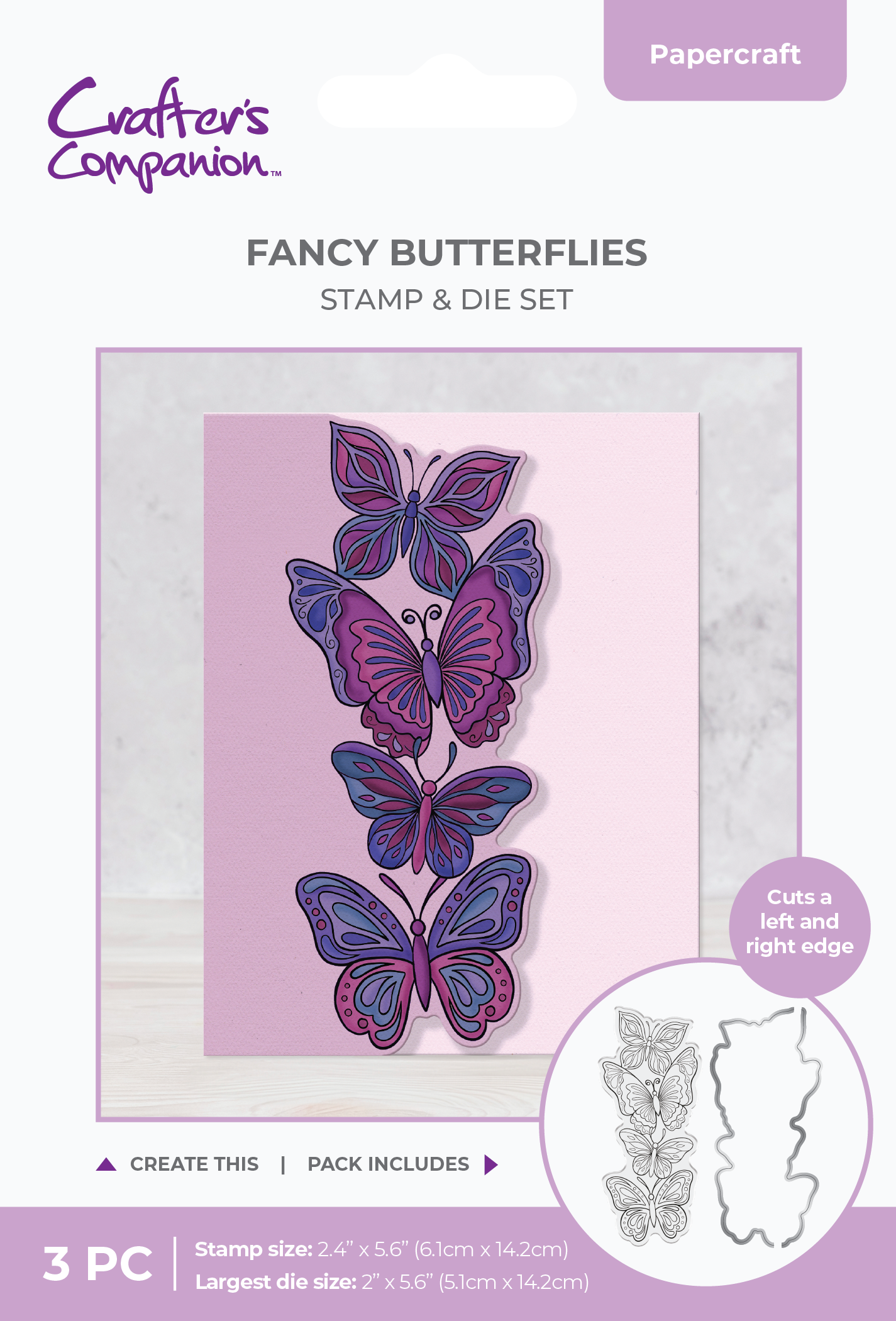 Butterfly Cluster Stamp & Metal Die