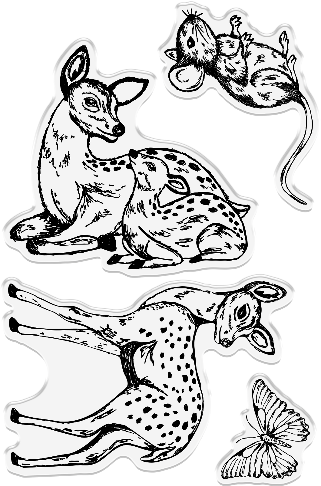 Wildwood Whimsy - Forest Animals Stamp Set