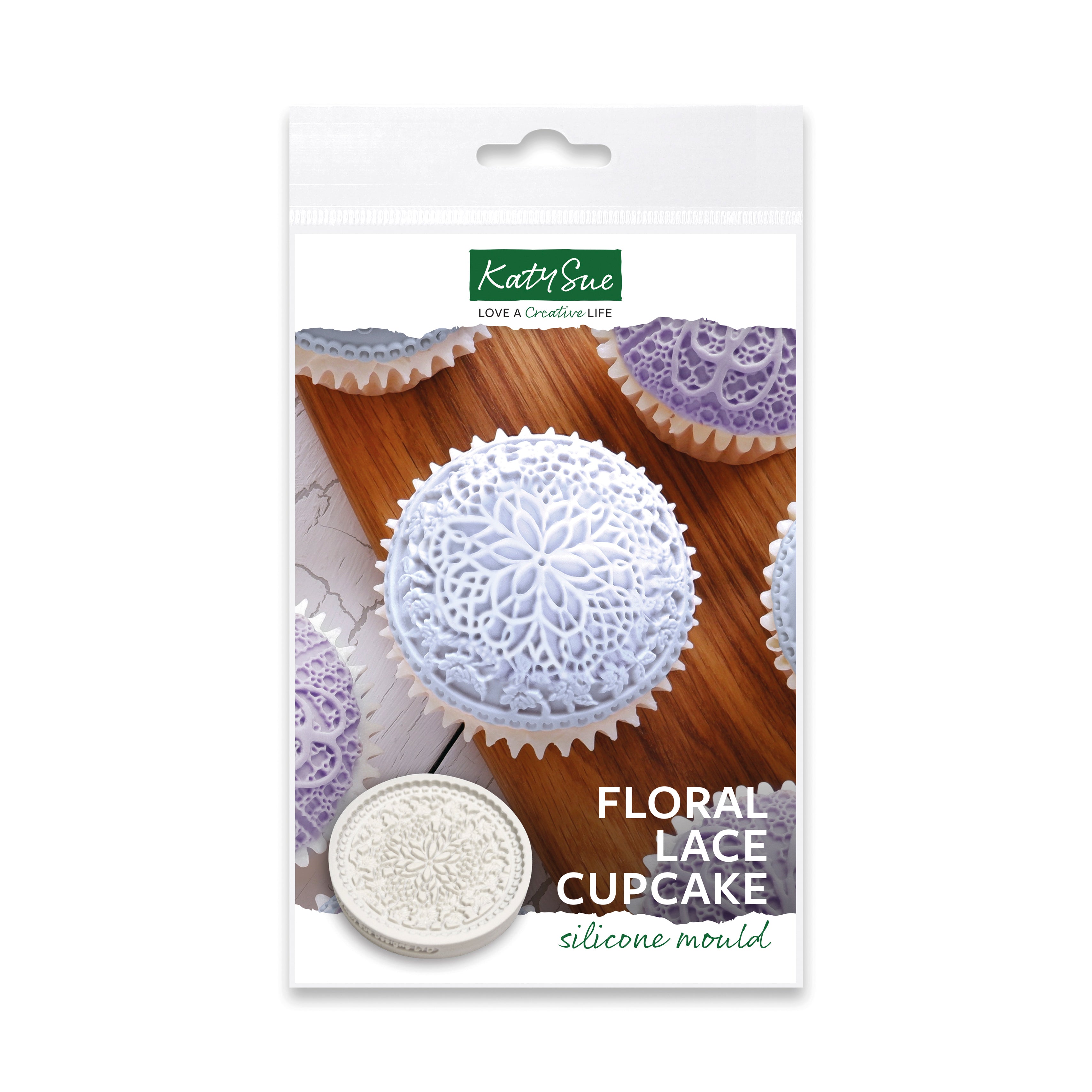 Floral Lace Cupcake Silicone Mould