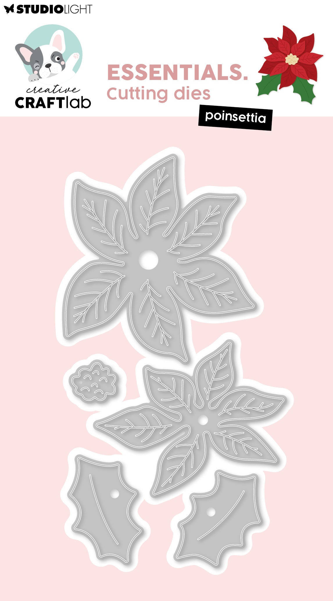 CCL Cutting Die Poinsettia Essentials 5 Pieces
