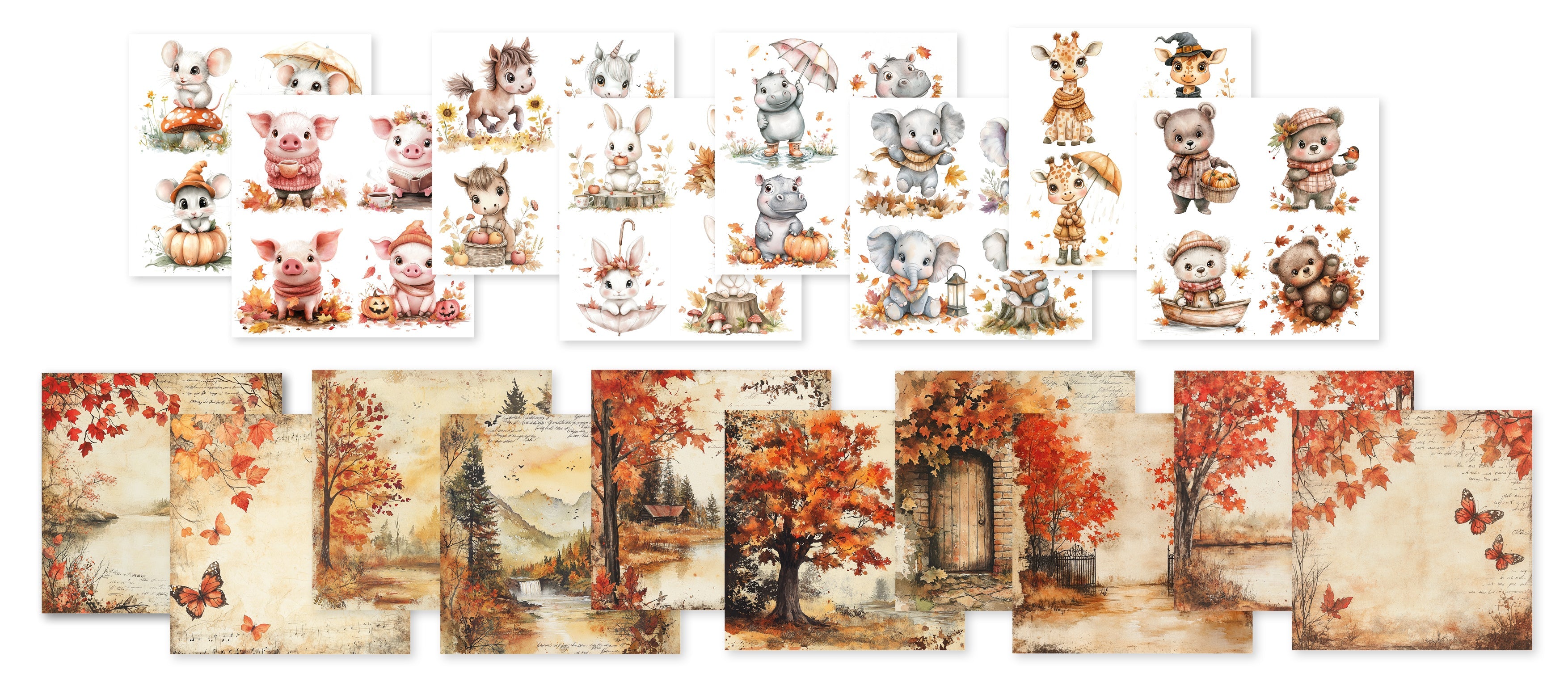 CCL Collage Paper Pad Fall In Love Essentials 36 Sheets