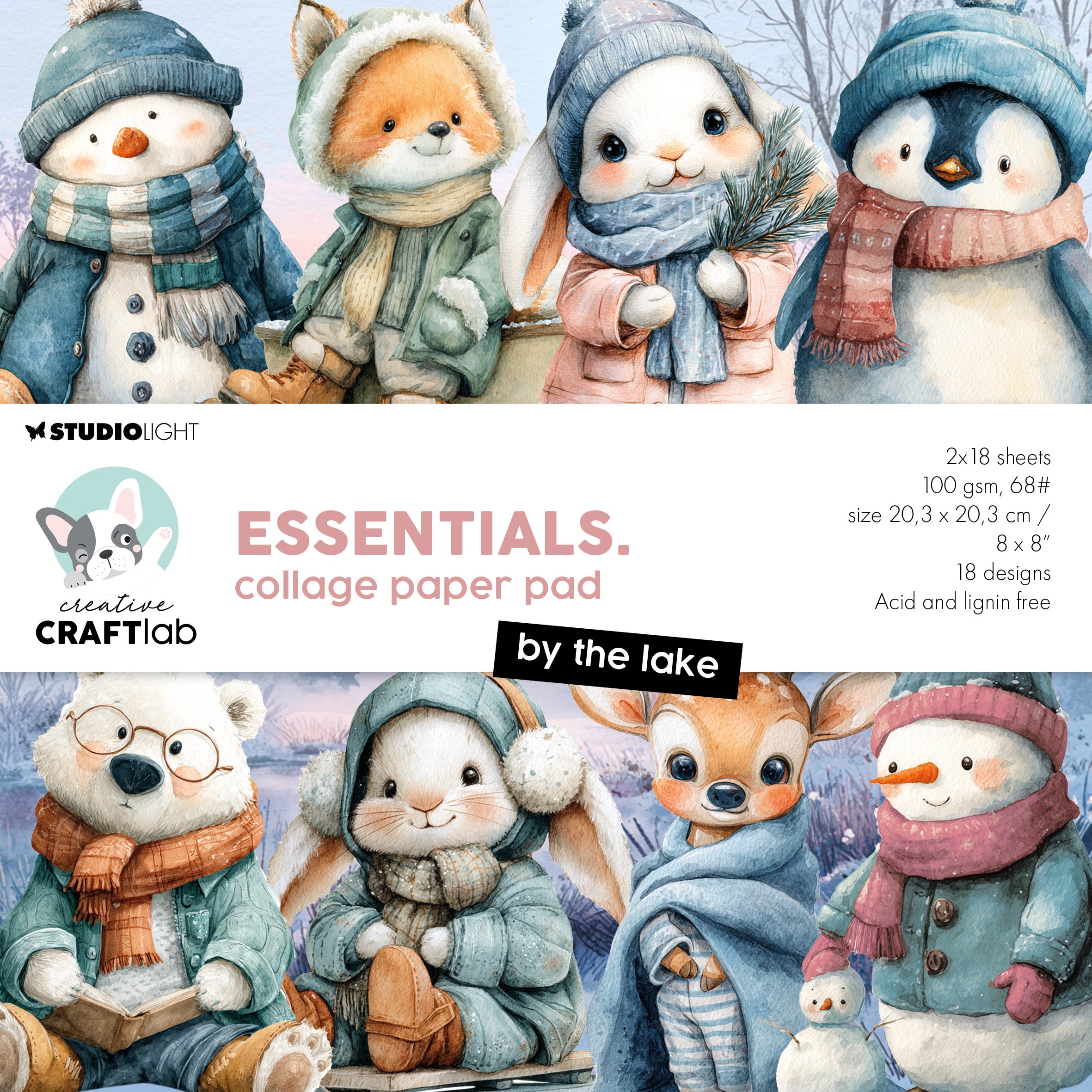 CCL Collage Paper Pad By The Lake Essentials 36 Sheets