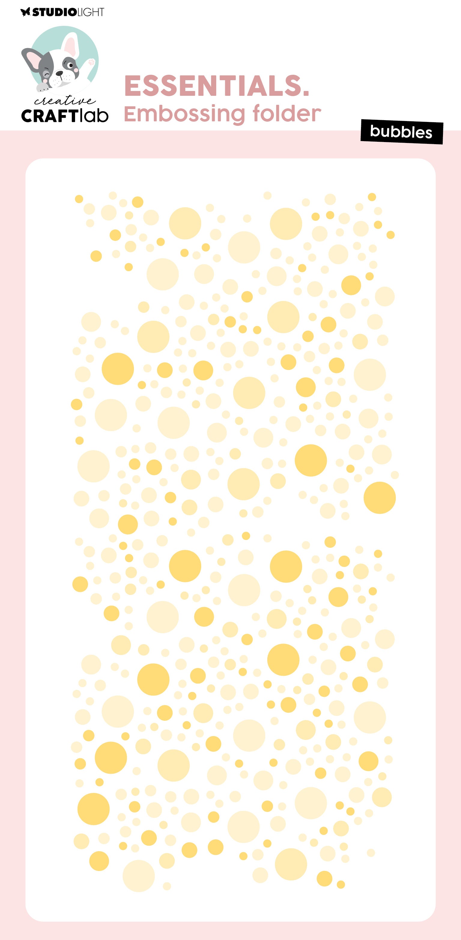 CCL Embossing Folder Bubbles Essentials 1 PC