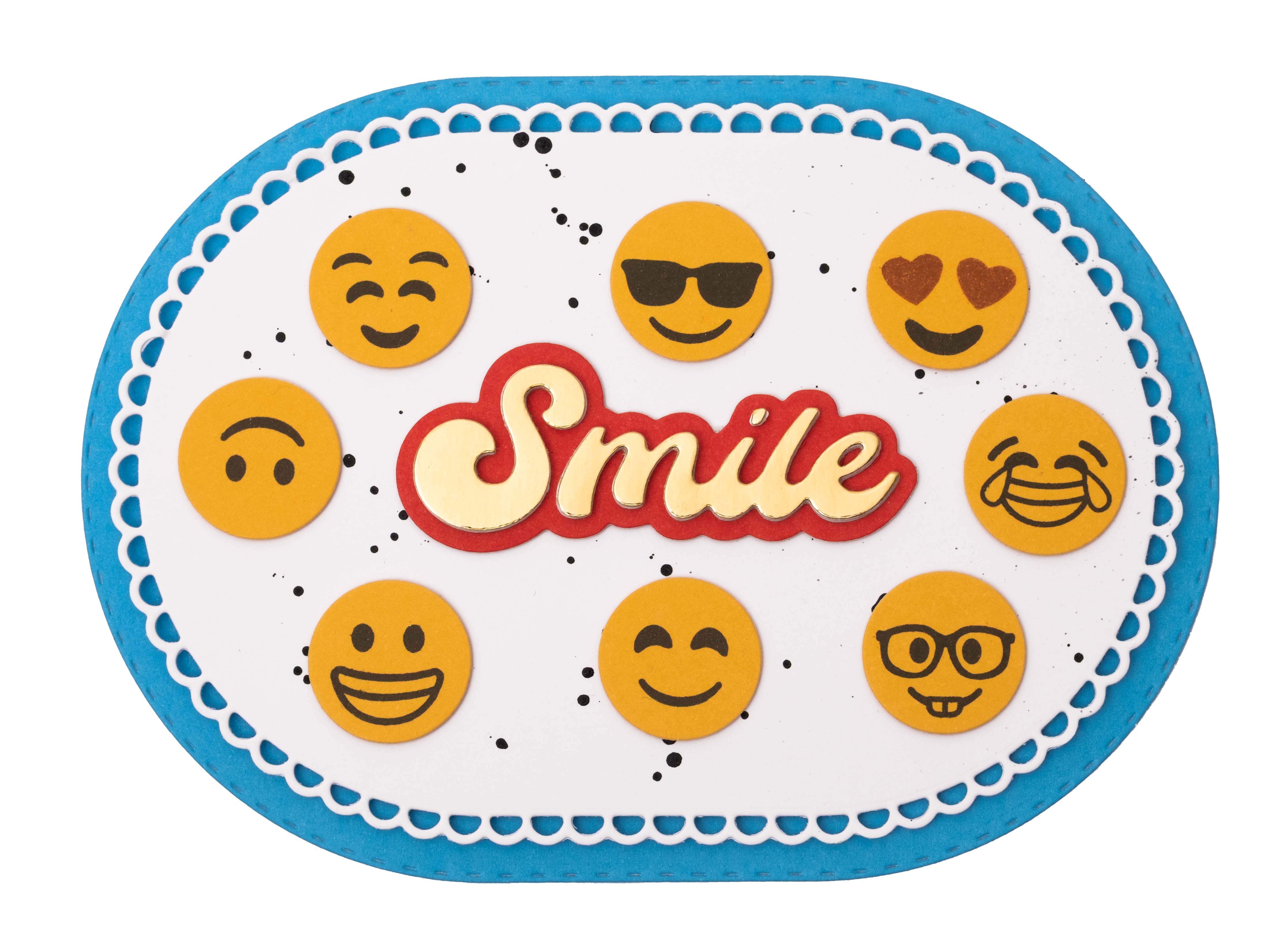 CCL Stamp & Cutting Die Emoticons Essentials 17 Pieces