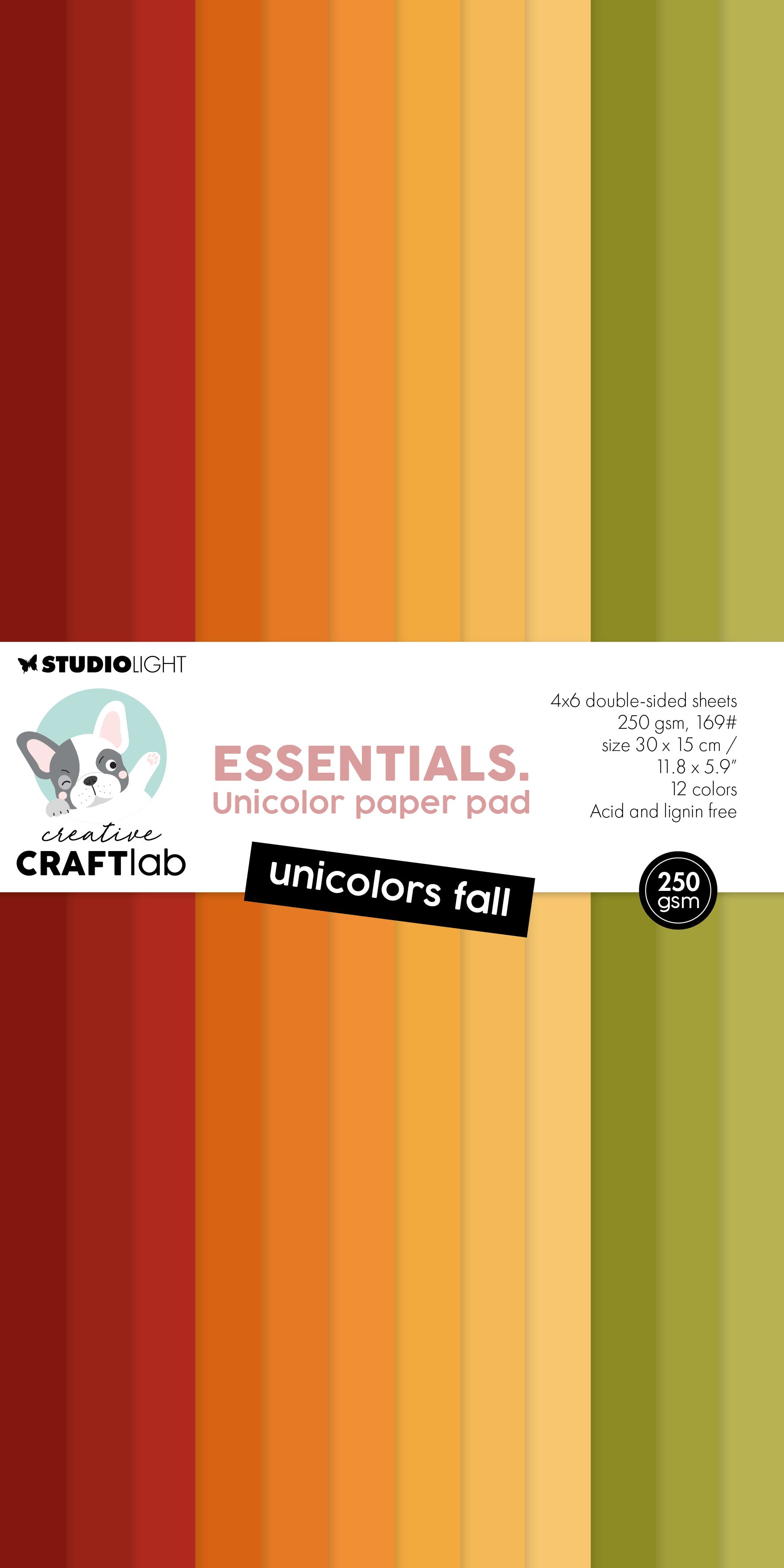 CCL Uni Paper Pad Unicolors Fall Essentials 24 Sheets