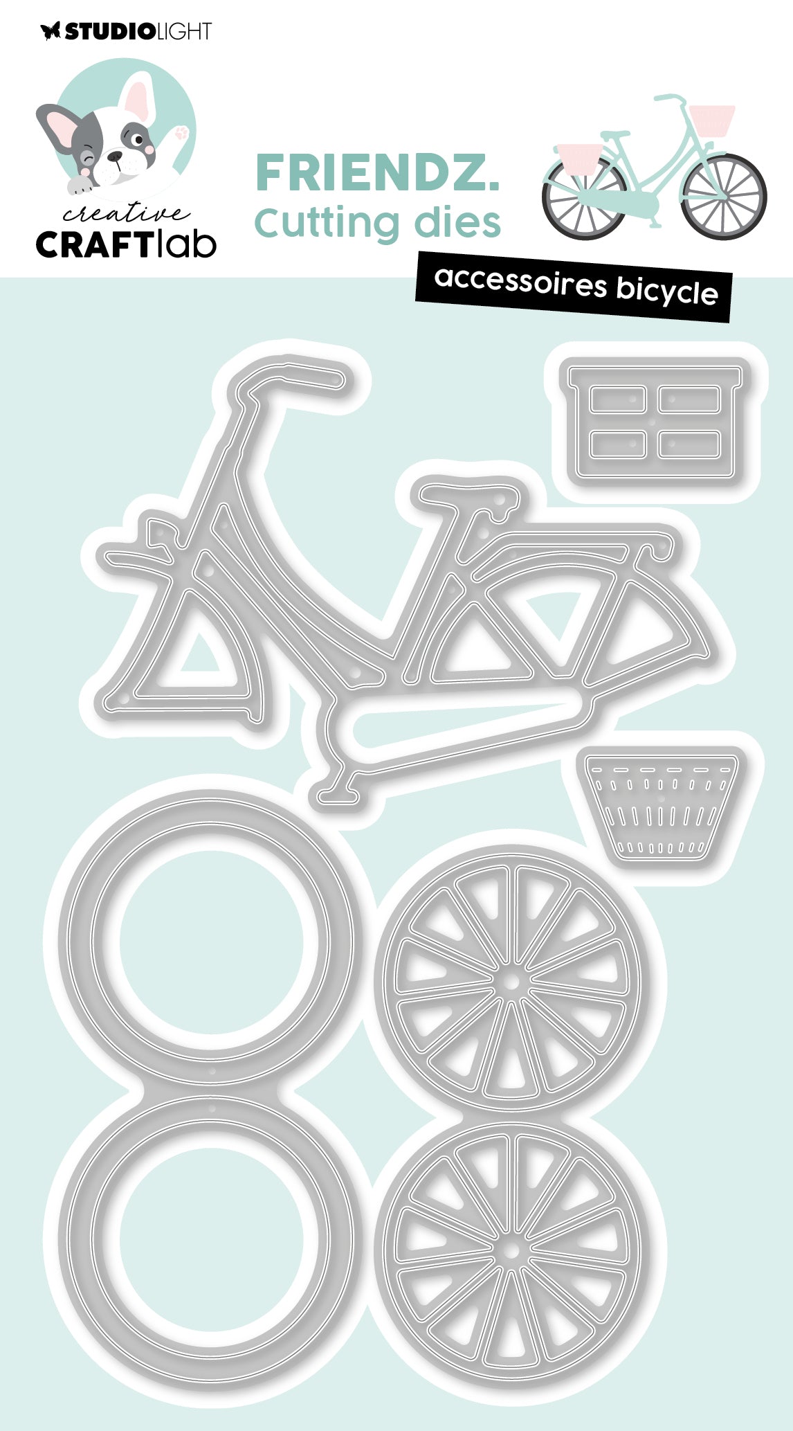 CCL Cutting Die Accessoires Bicycle Friendz 5 Pieces
