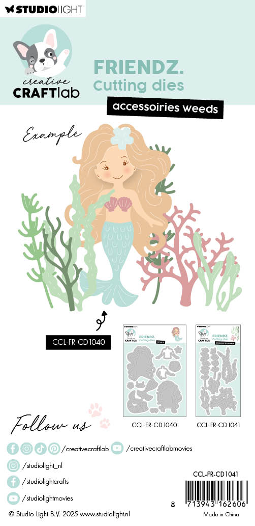 CCL Cutting Die Accessoiries Weeds Friendz 6 Pieces