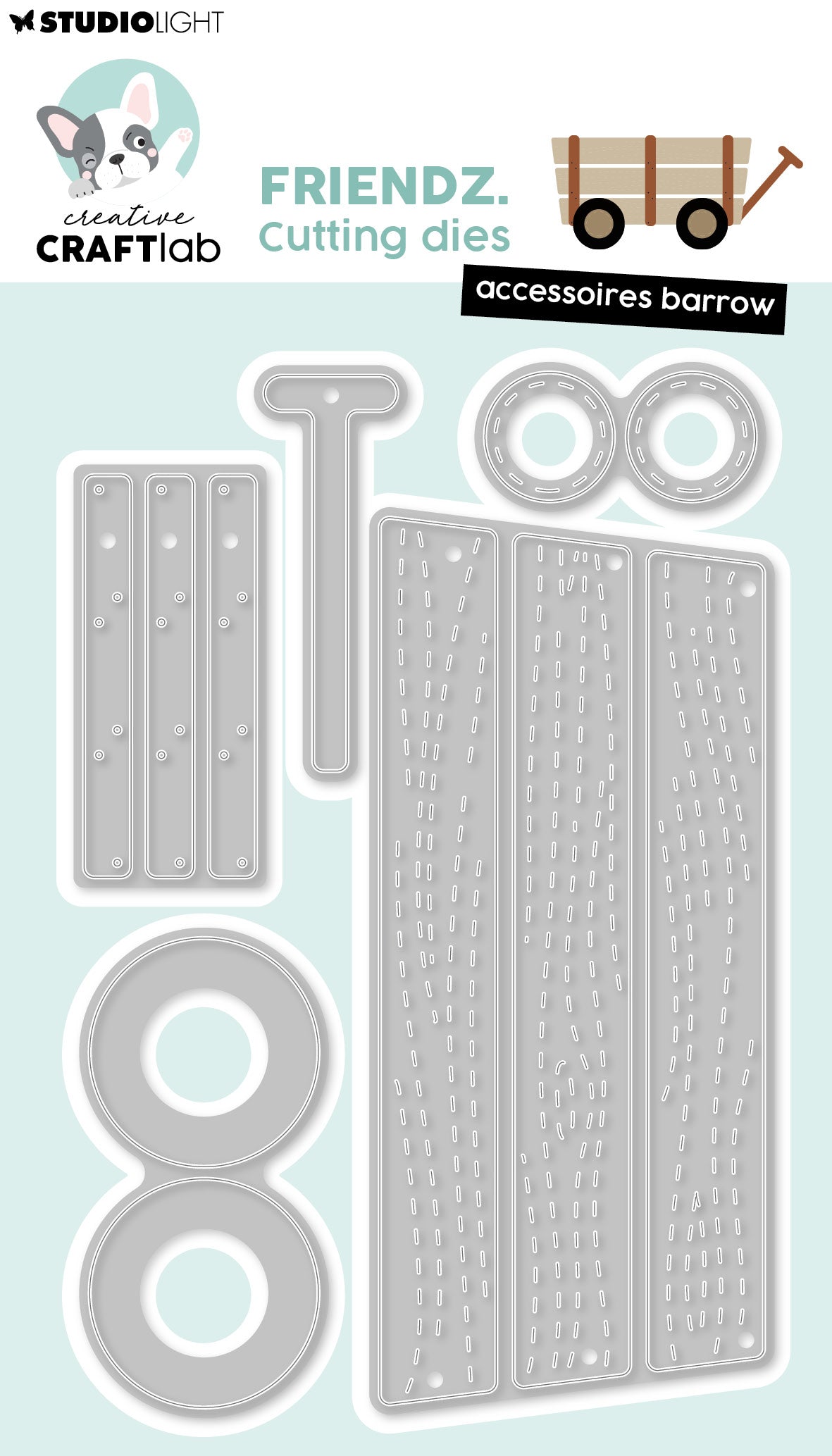 CCL Cutting Dies Accessoires Barrow Friendz 5 Pieces