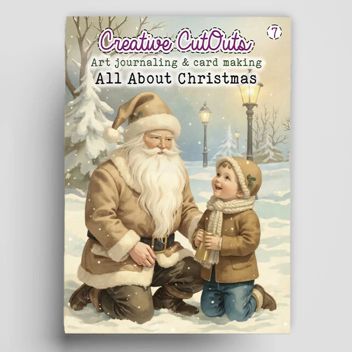 Creatief Art - Art Journaling & Cardmaking Book - All About Christmas